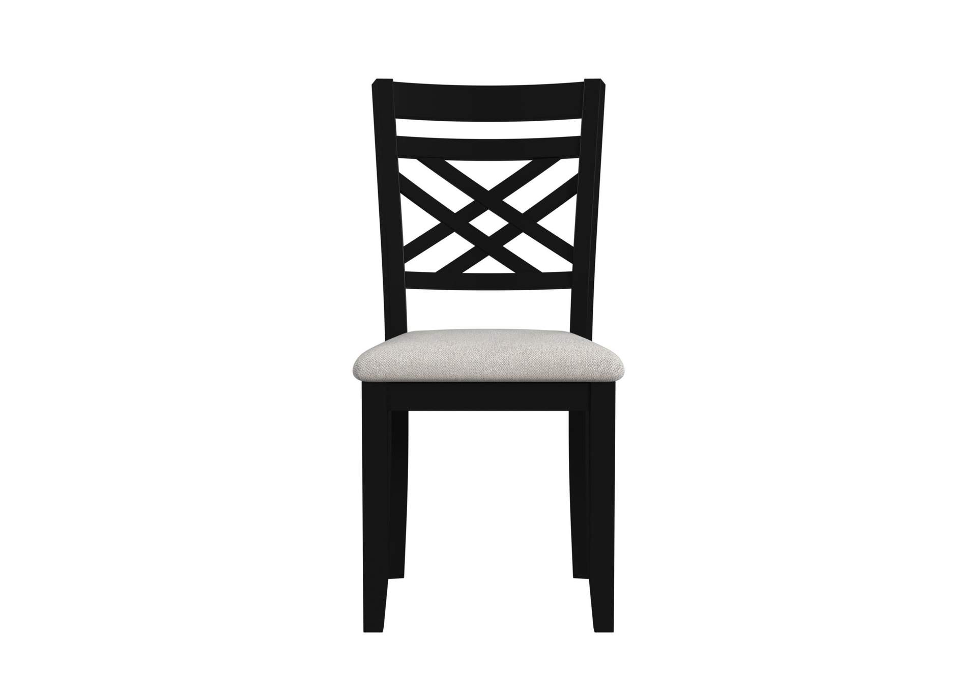 Brooks 6 Piece Dining Set With Table 4 Wood Back And Upholstery Seat Chairs And Bench In Medium Brown Black image 5