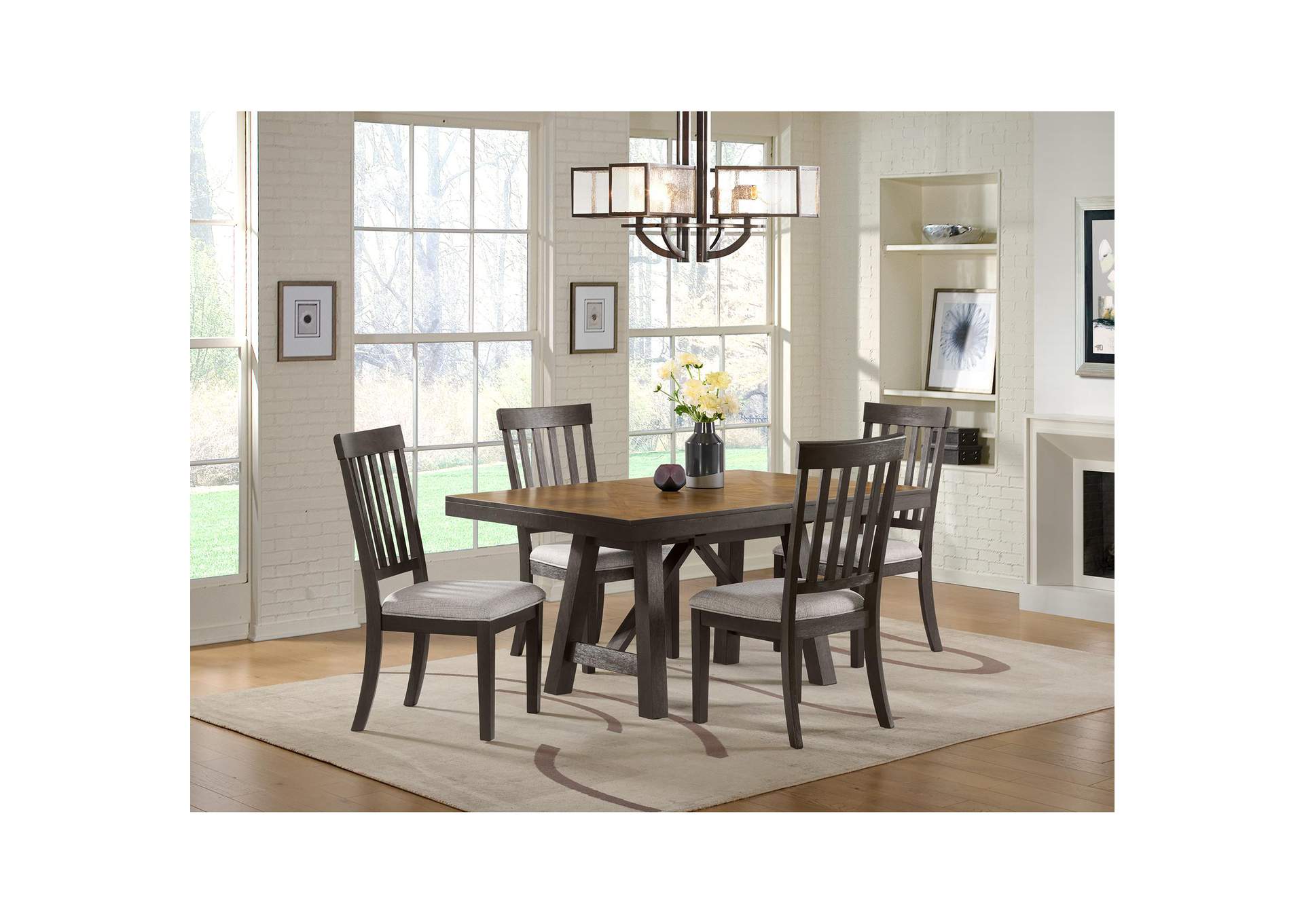 Broyhill Harley Dining Table With 18 Butterfly Leaf In Black image 1