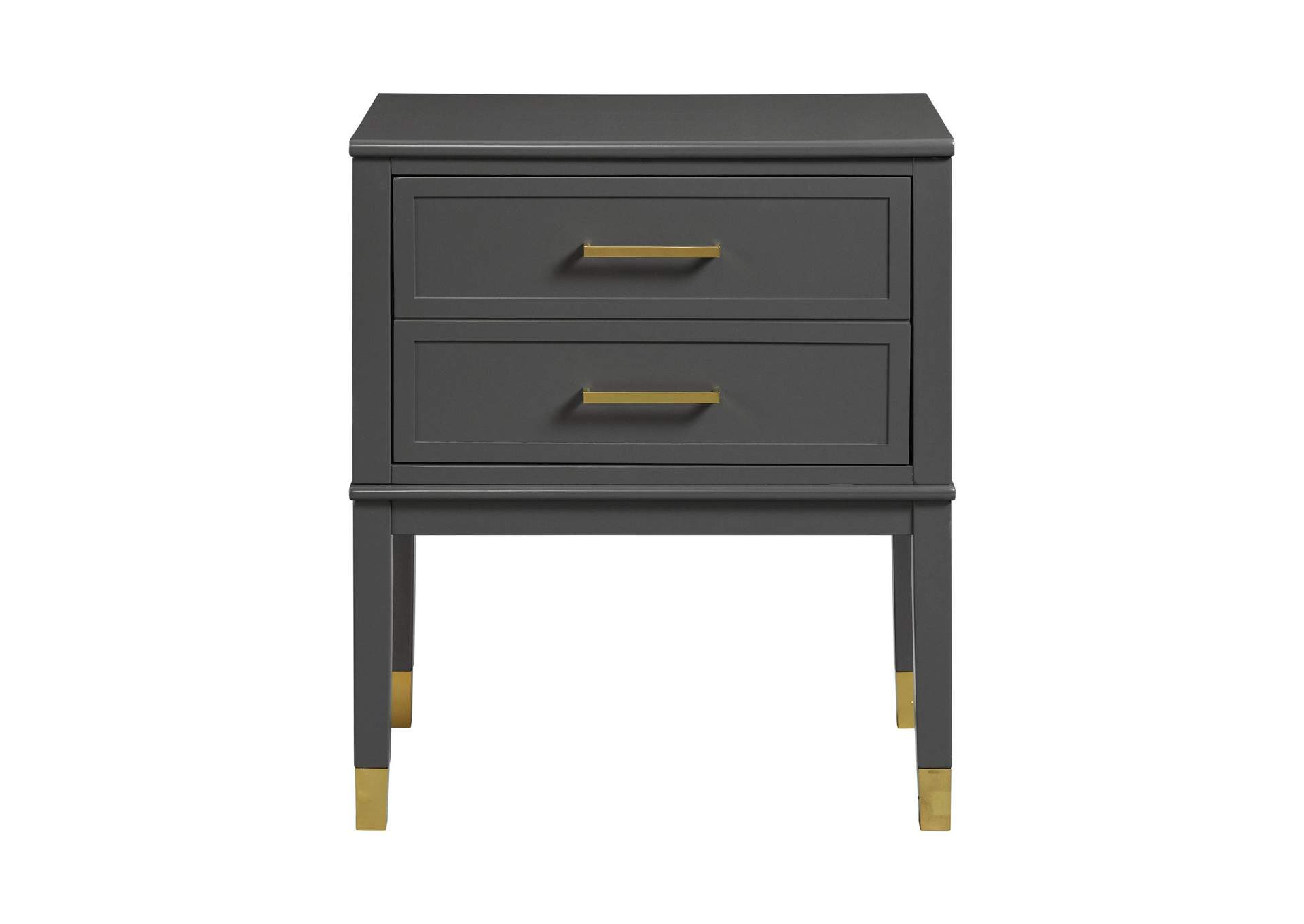 Bruno Nightstand With Power Port In Dark Charcoal image 11