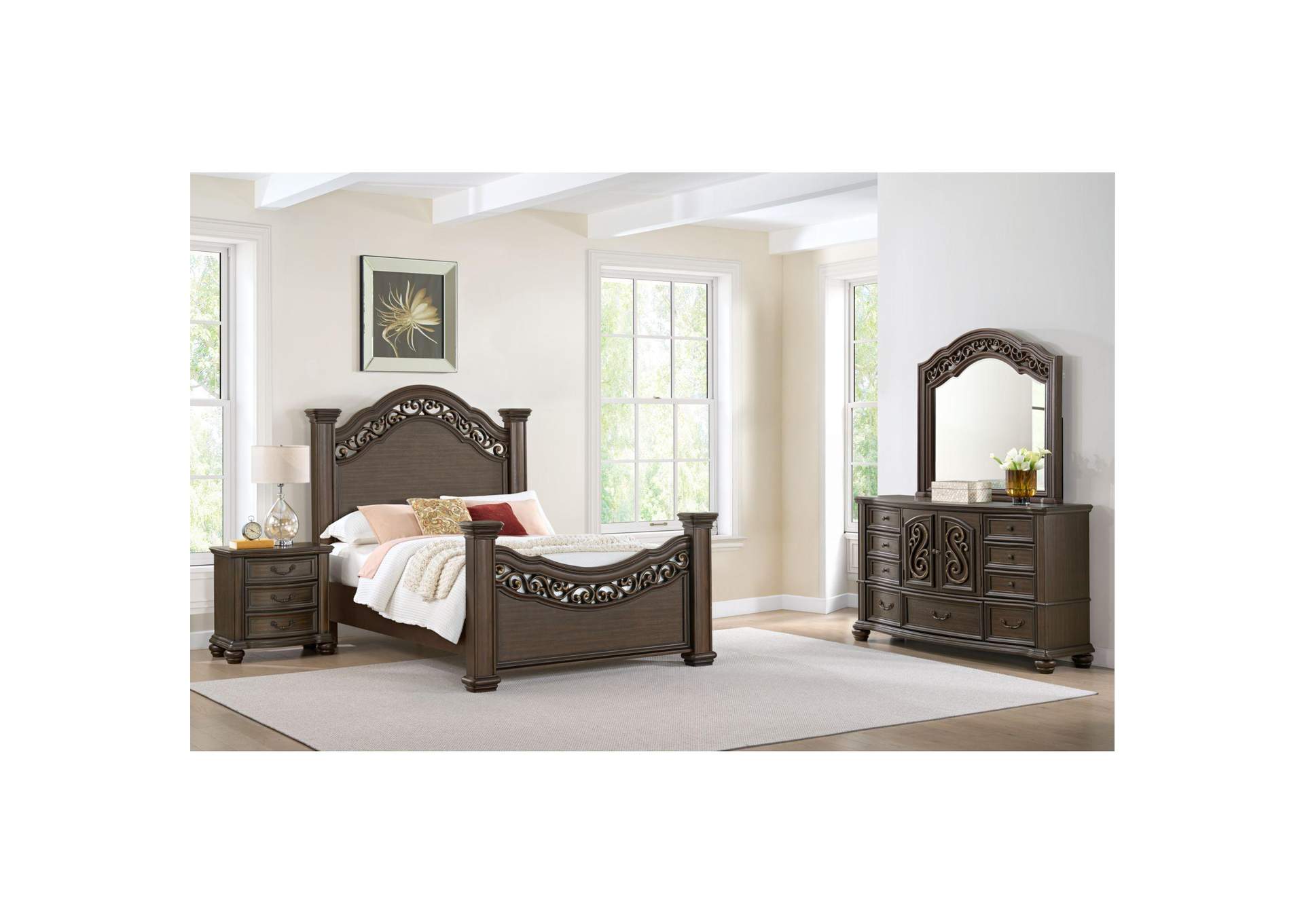 Brunswick 7 - Drawer Dresser In Mahogany image 1