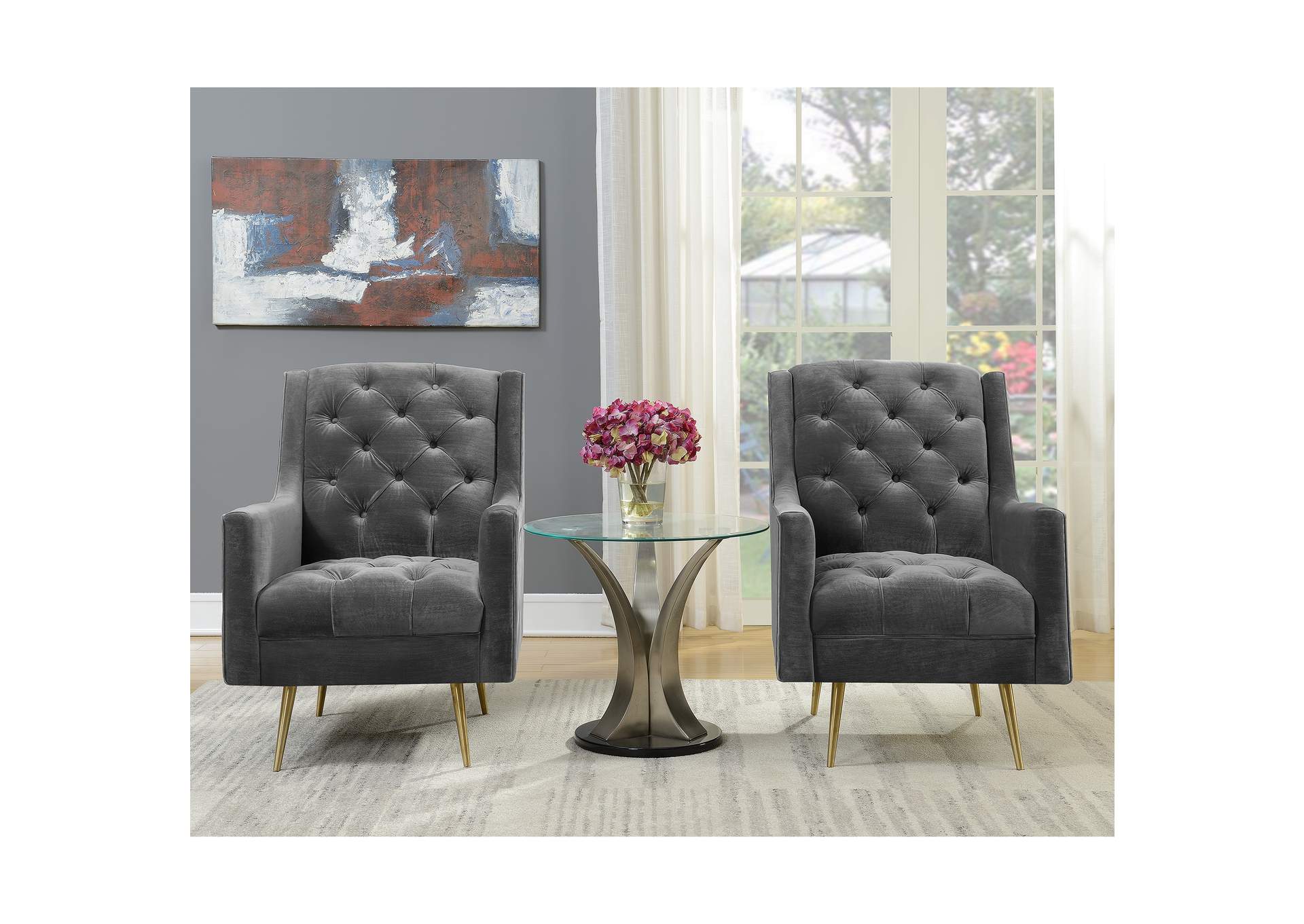 Bryan Accent Chair Broadway Grey