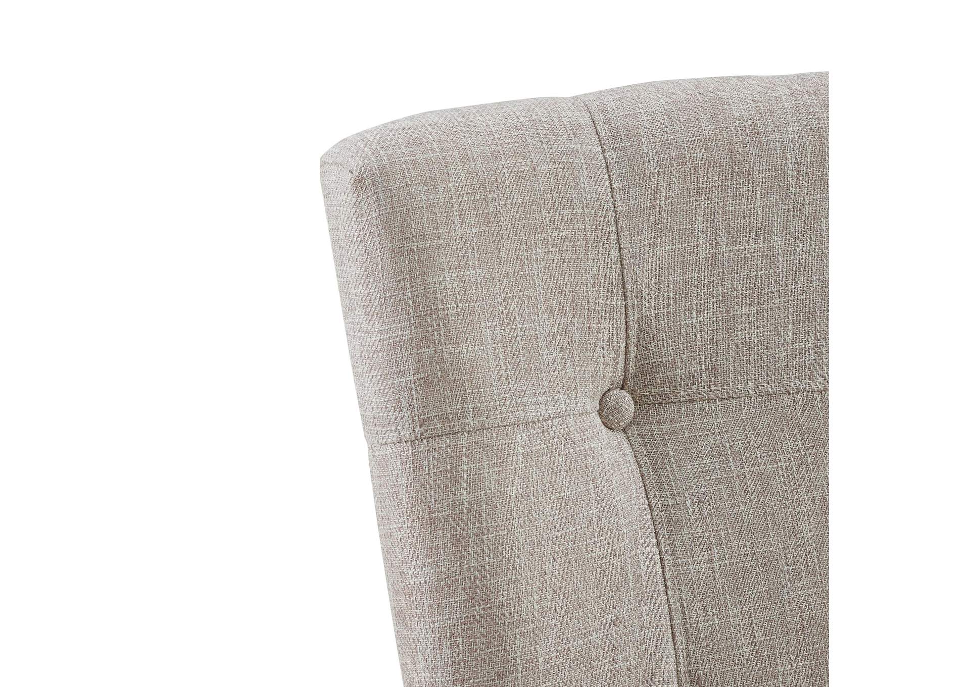 Lexi Tufted Fabric Side Chair In Beige 2 Per Pack image 8