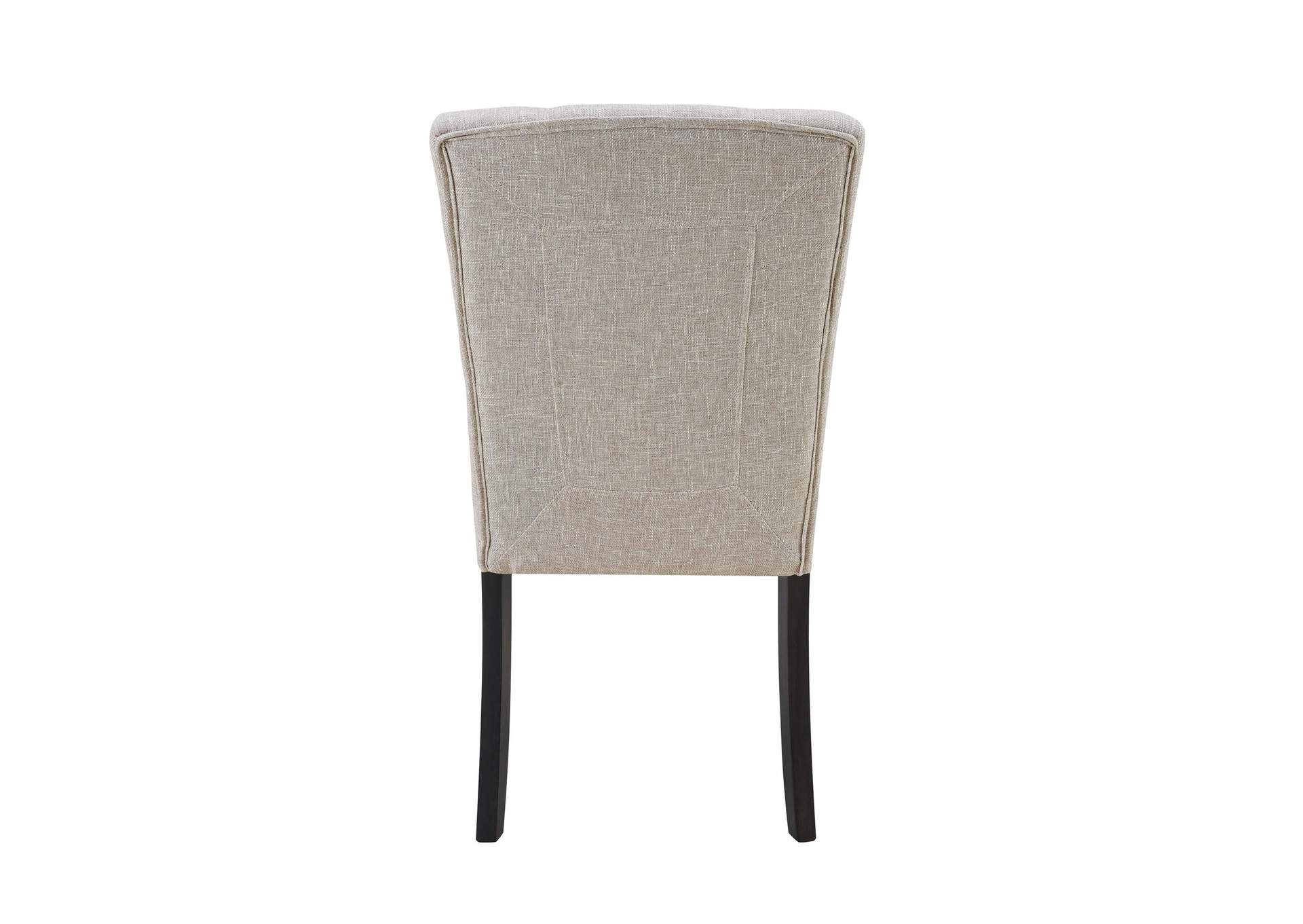 Lexi Tufted Fabric Side Chair In Beige 2 Per Pack image 7