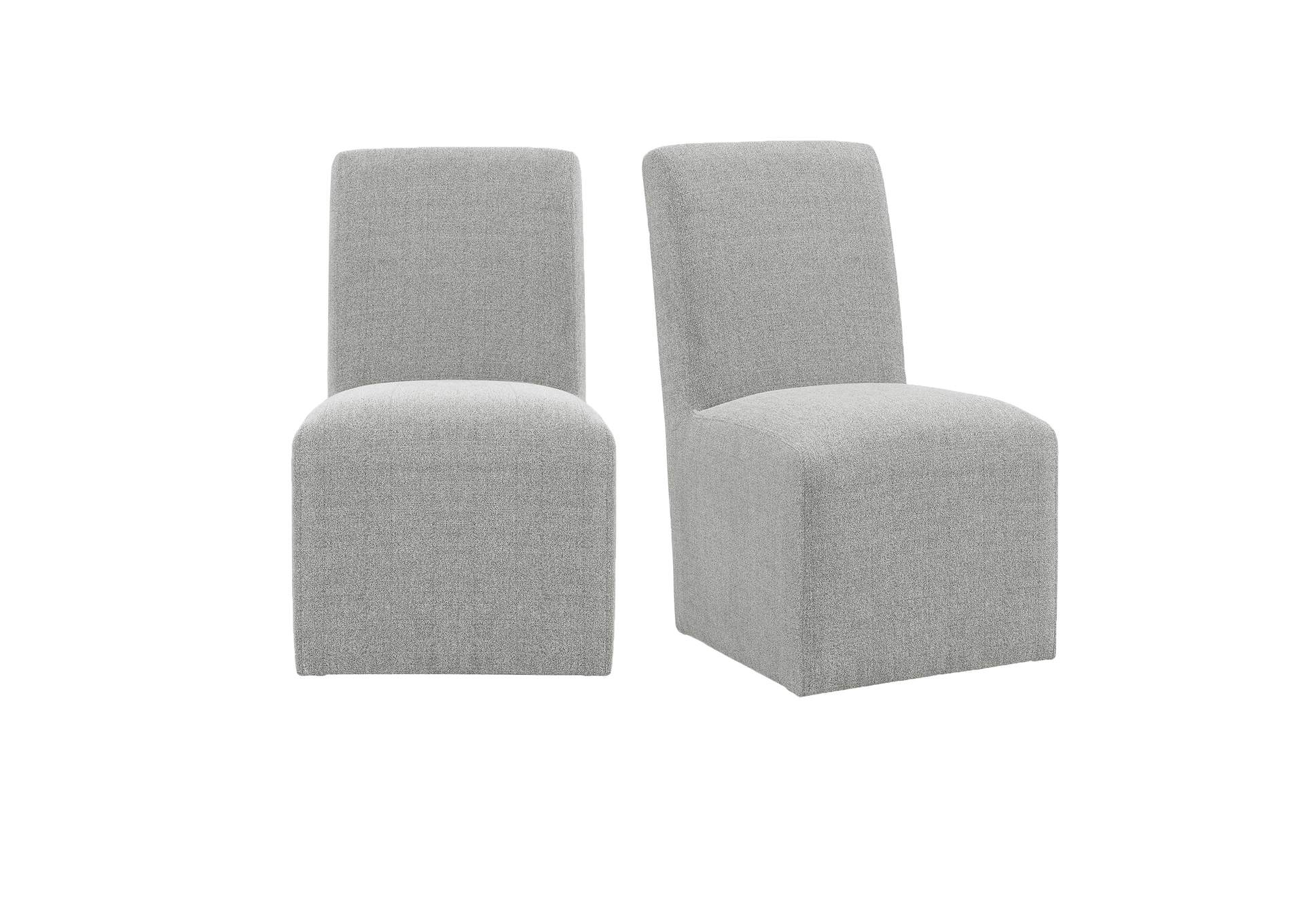 Nero Dining Side Chair (Set Of 2) With Grey Fabric