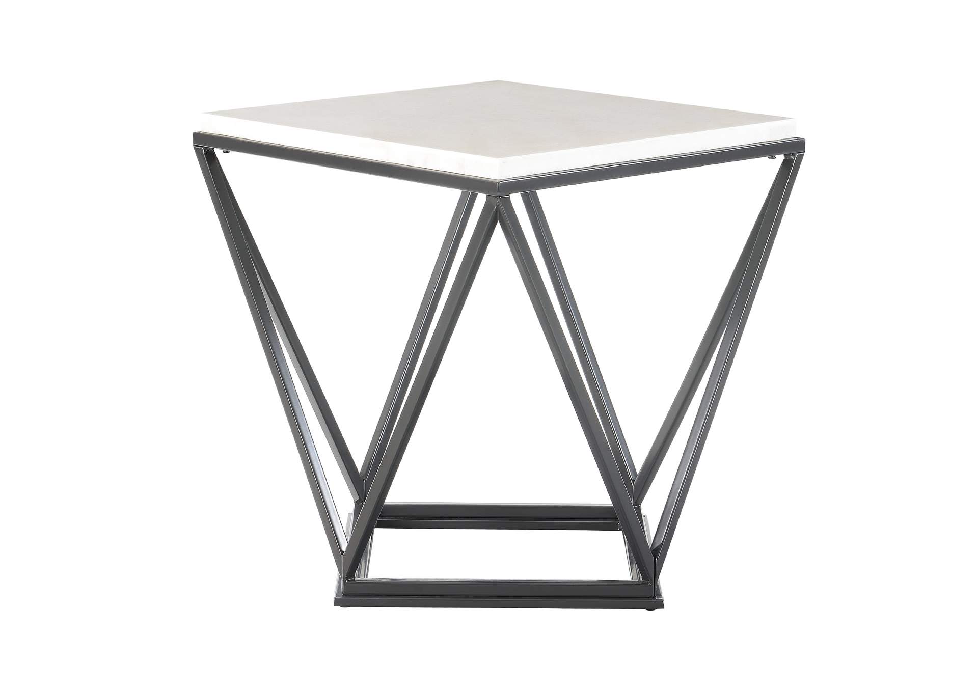 Riko End Table With Metal Leg