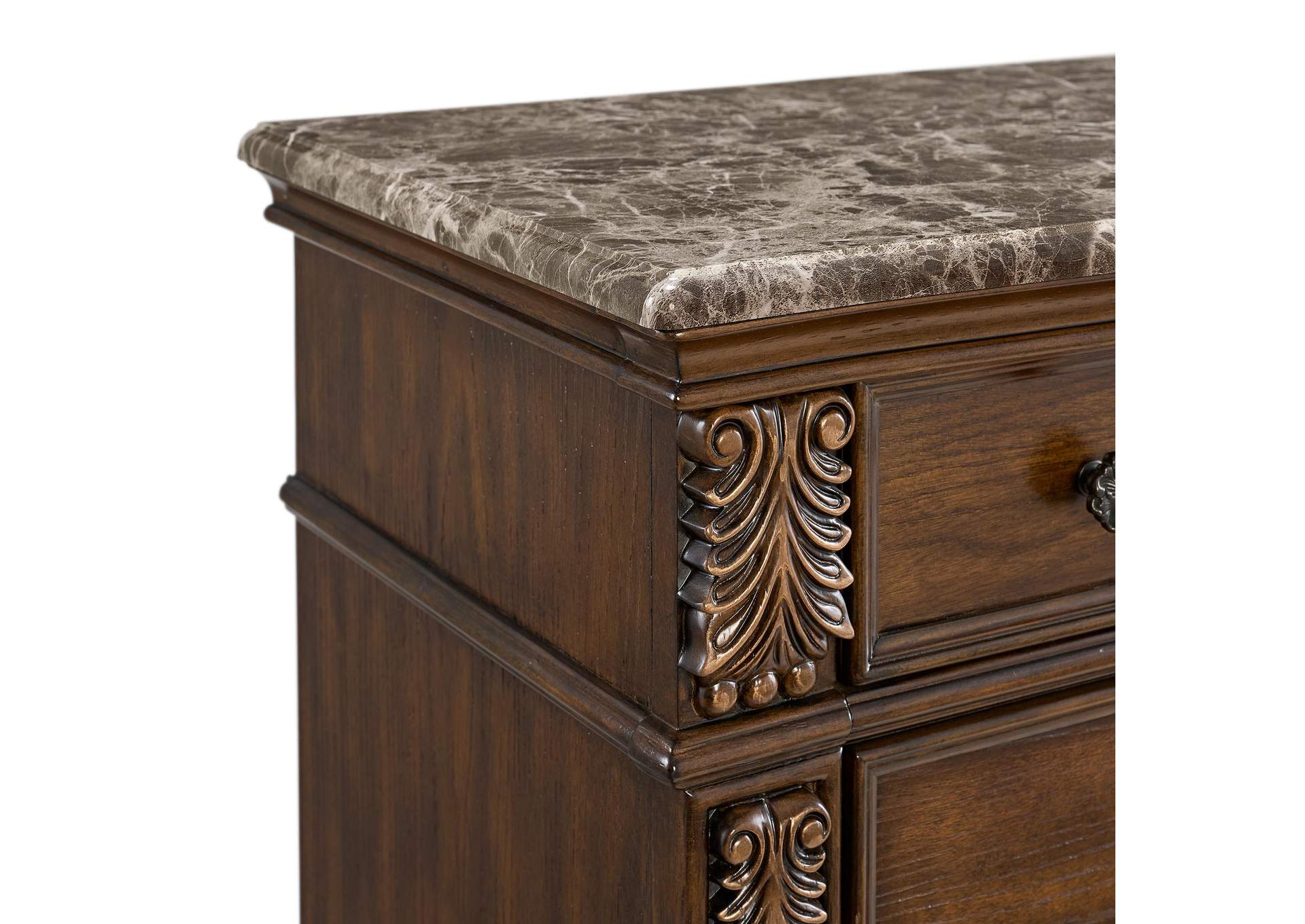 Cadenza Nightstand With USB - C In Brown image 3