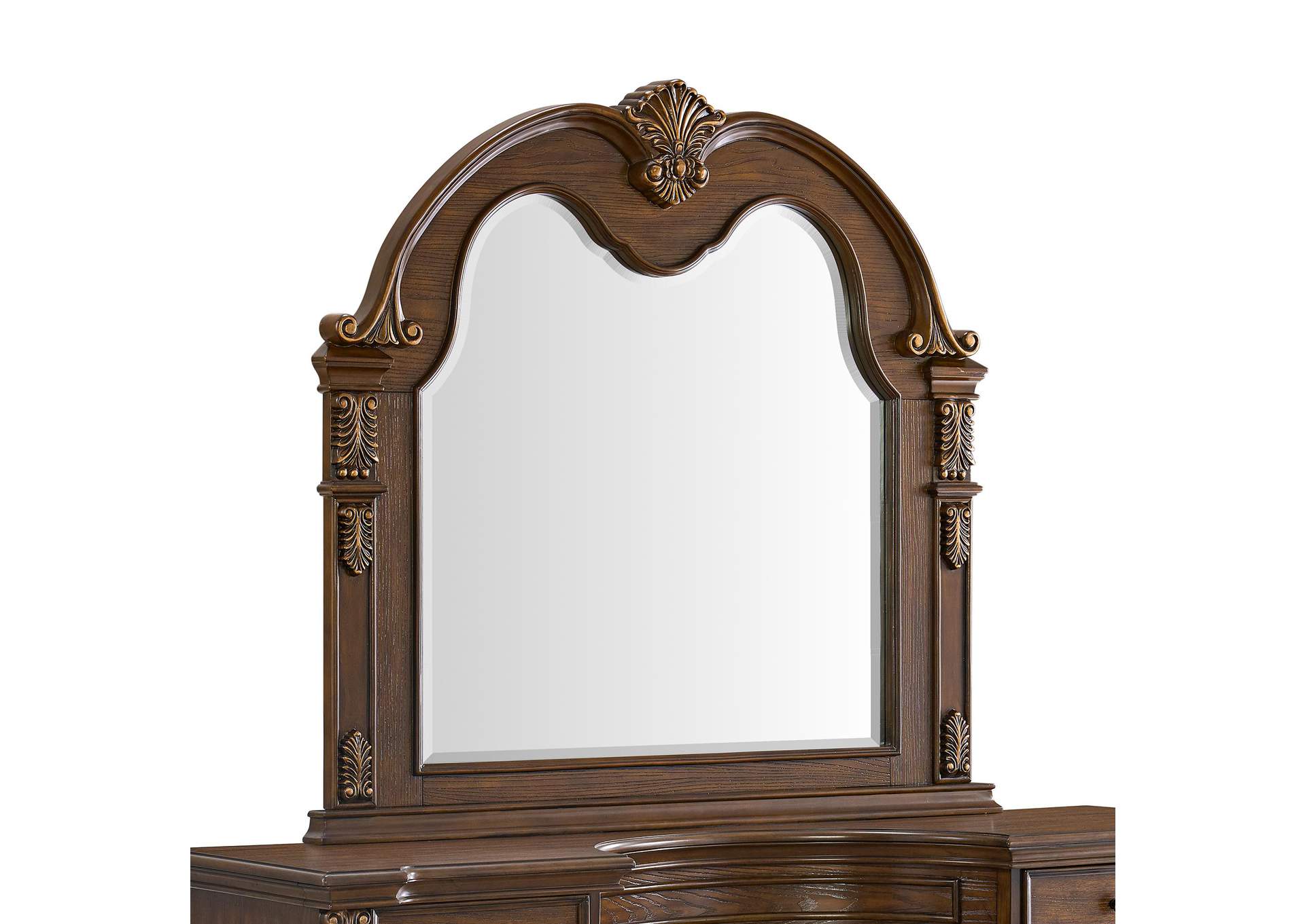 Cadenza Dresser And Mirror Set In Brown image 3
