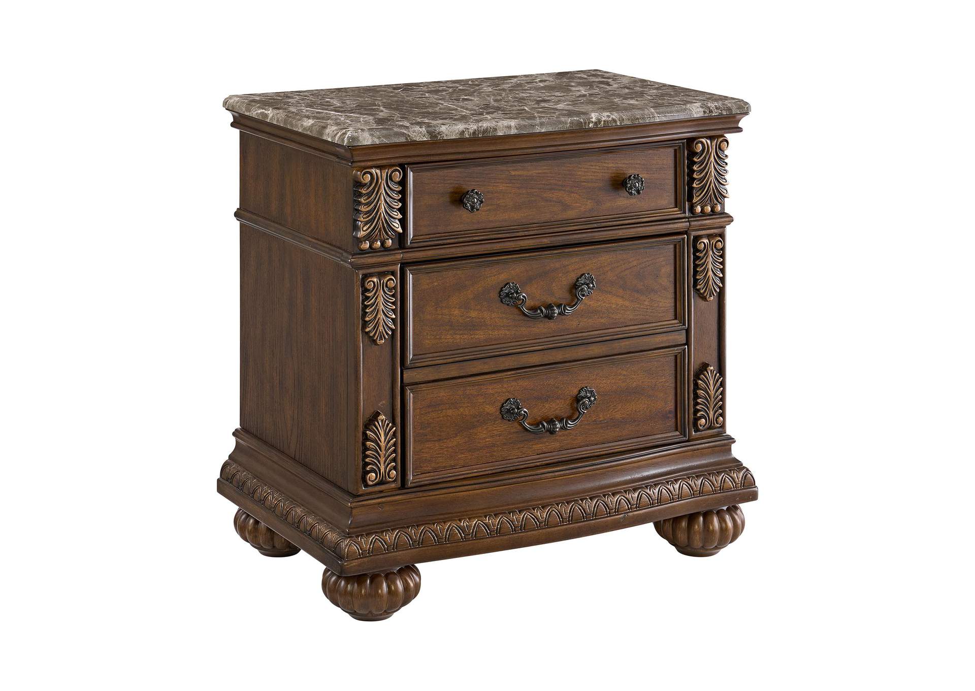 Cadenza Nightstand With USB - C In Brown image 10