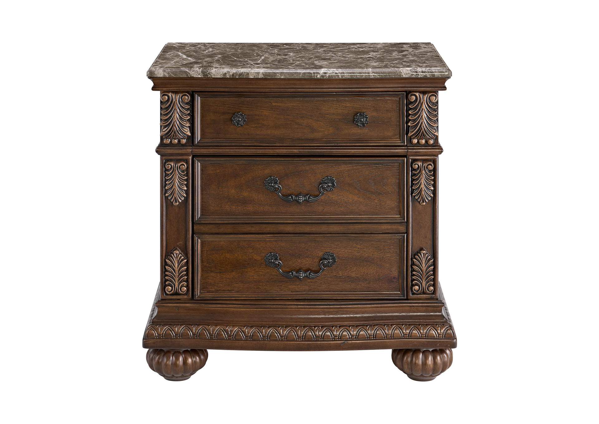 Cadenza Nightstand With USB - C In Brown image 11