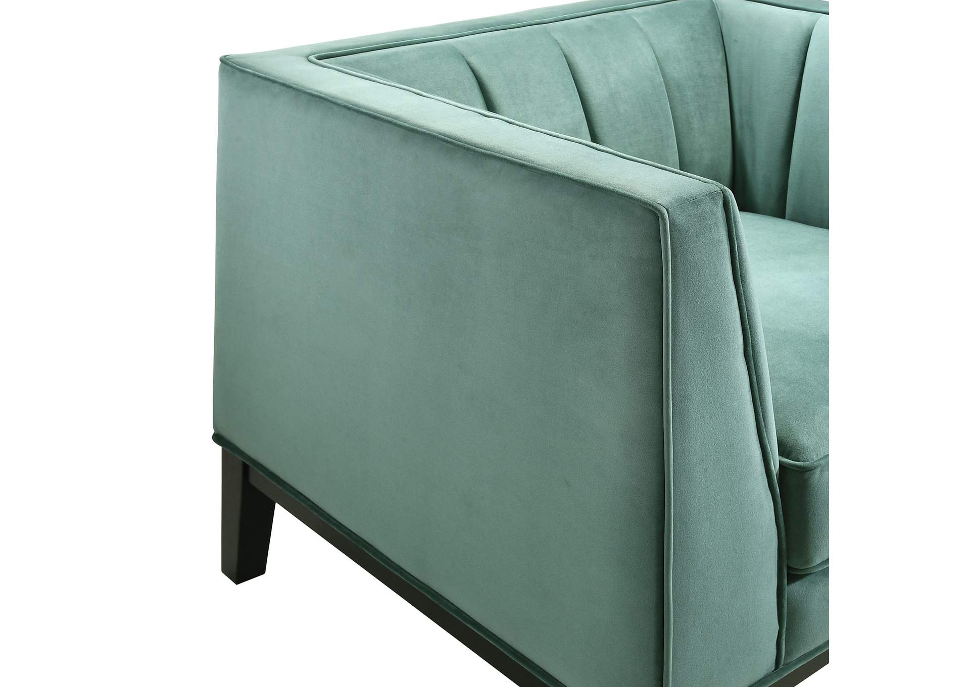Calais 2 Piece Living Room Set In Marine Green image 6