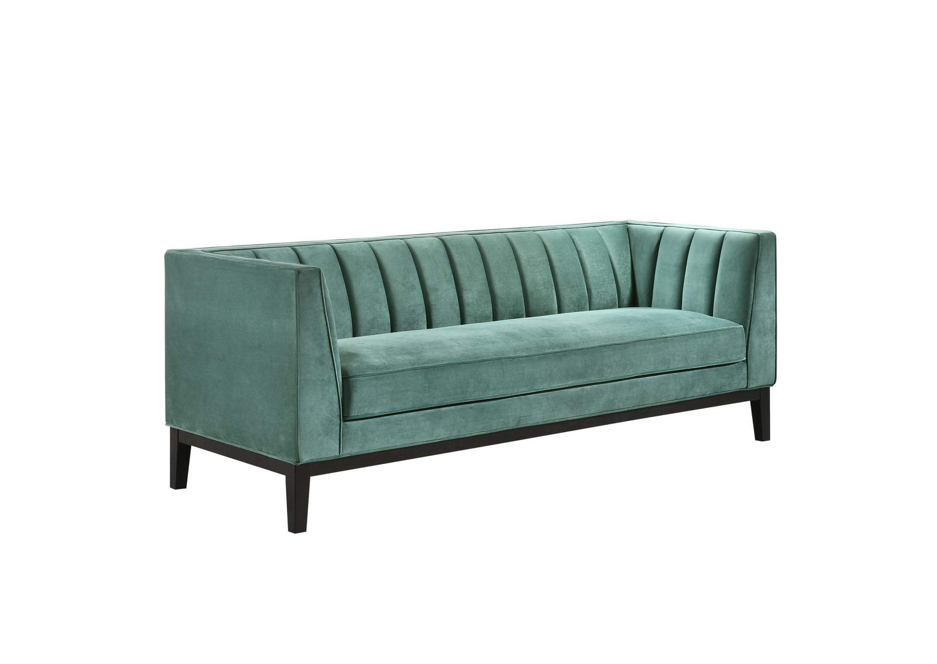 Calais 2 Piece Living Room Set In Marine Green image 3