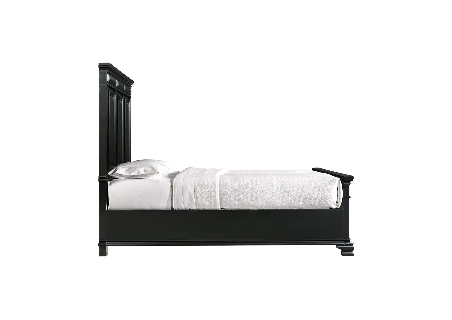 Calloway King Panel Bed In Antique Black image 11