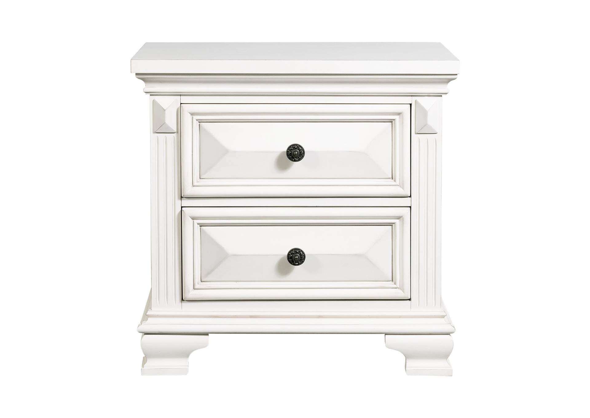 Calloway Nightstand Antique White Color image 10
