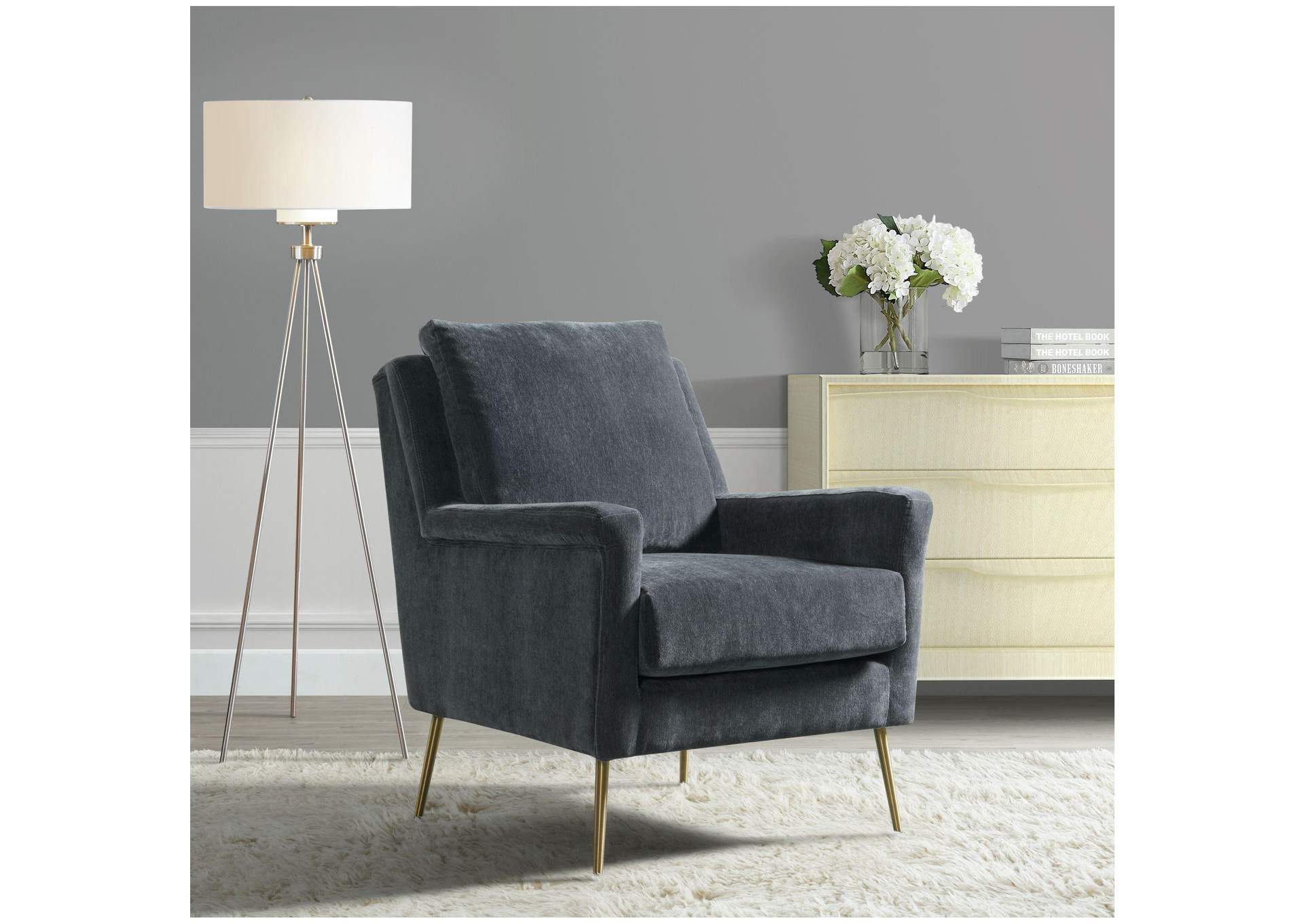 Cambridge Chair In Amigo Coal image 1