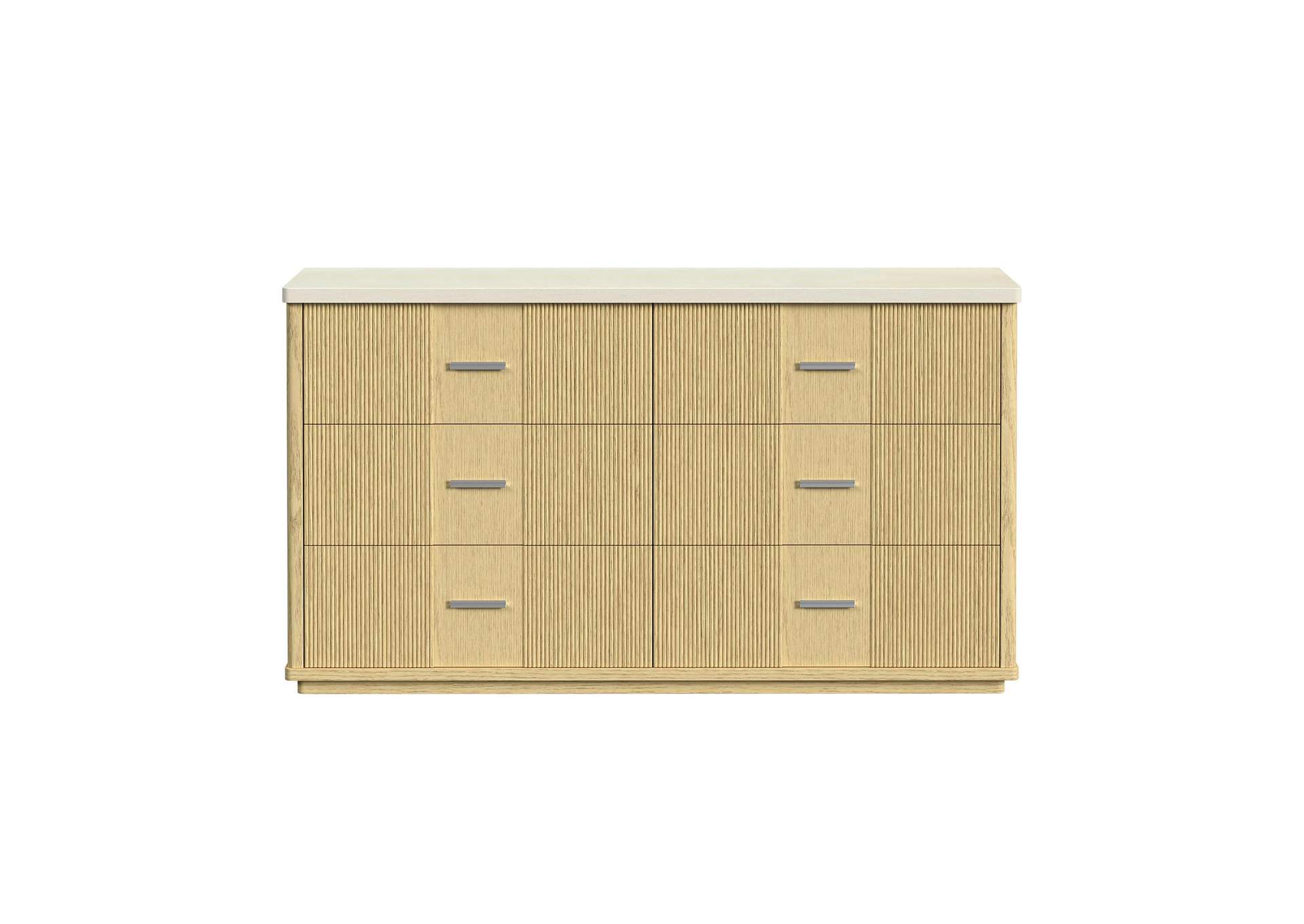 Cambrie Dresser In Off - White And Natural image 4