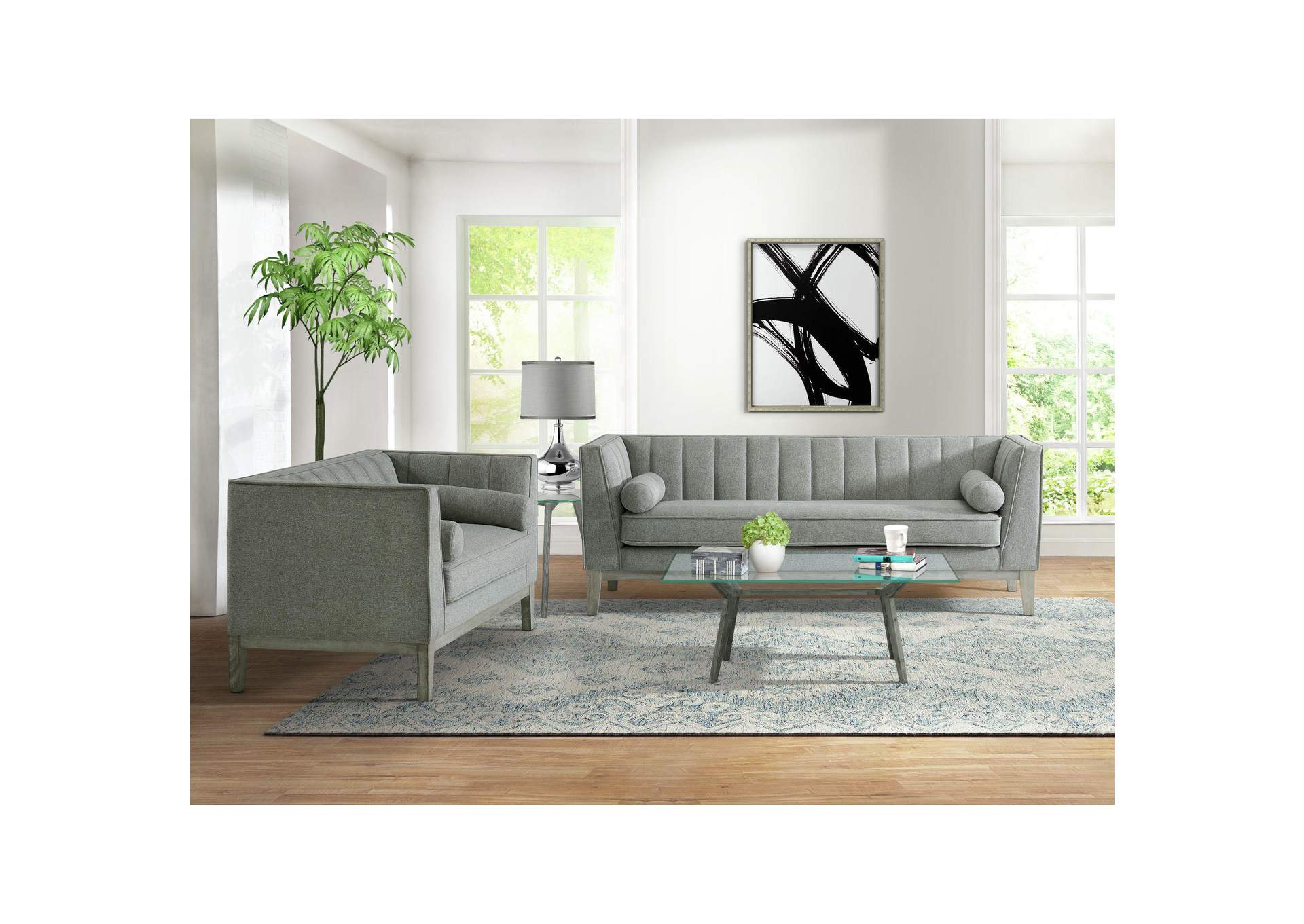 Cannes Chair In Mckinney Charcoal image 1