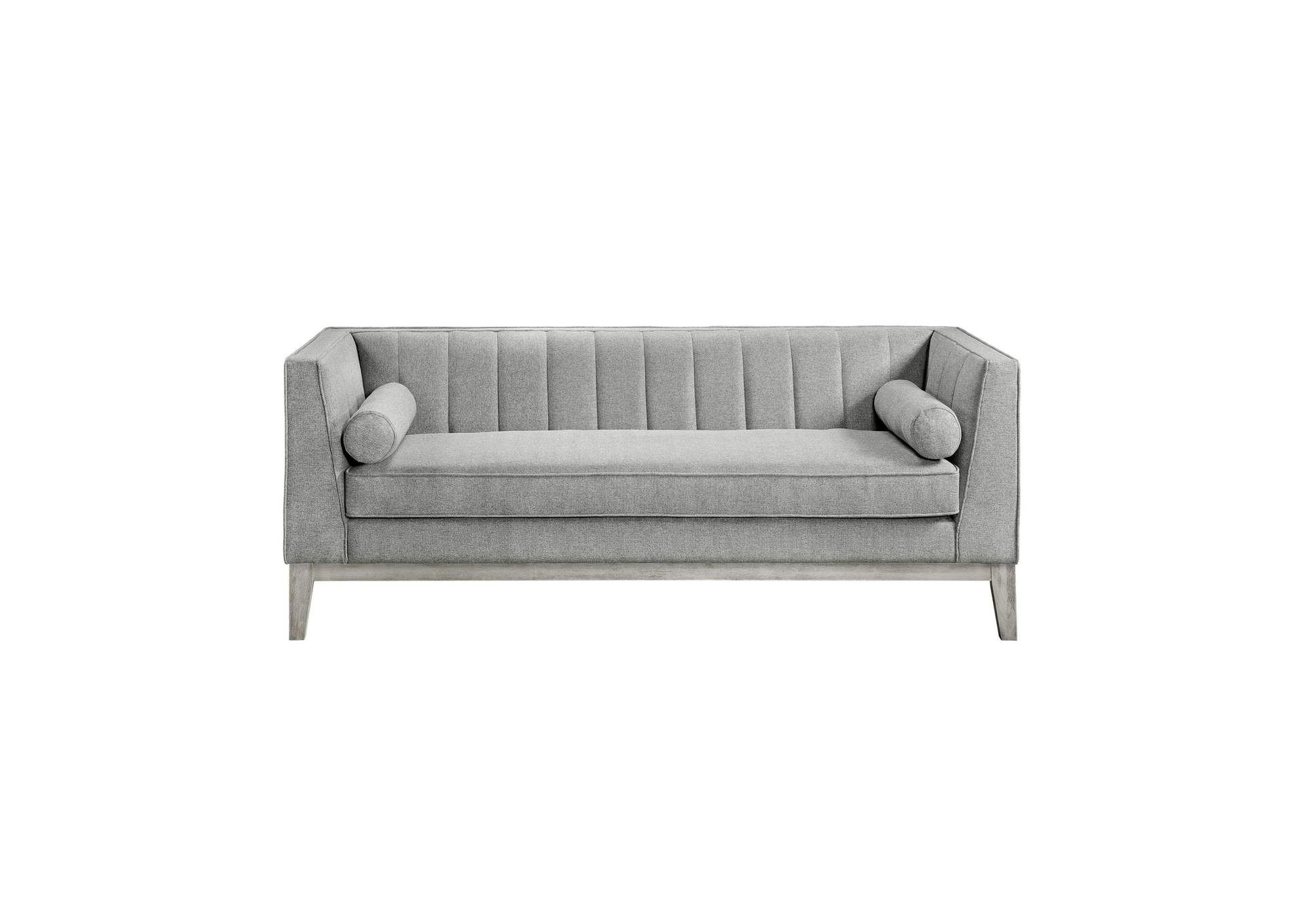 Cannes Sofa With 2 Pillows In Mckinney Charcoal image 6