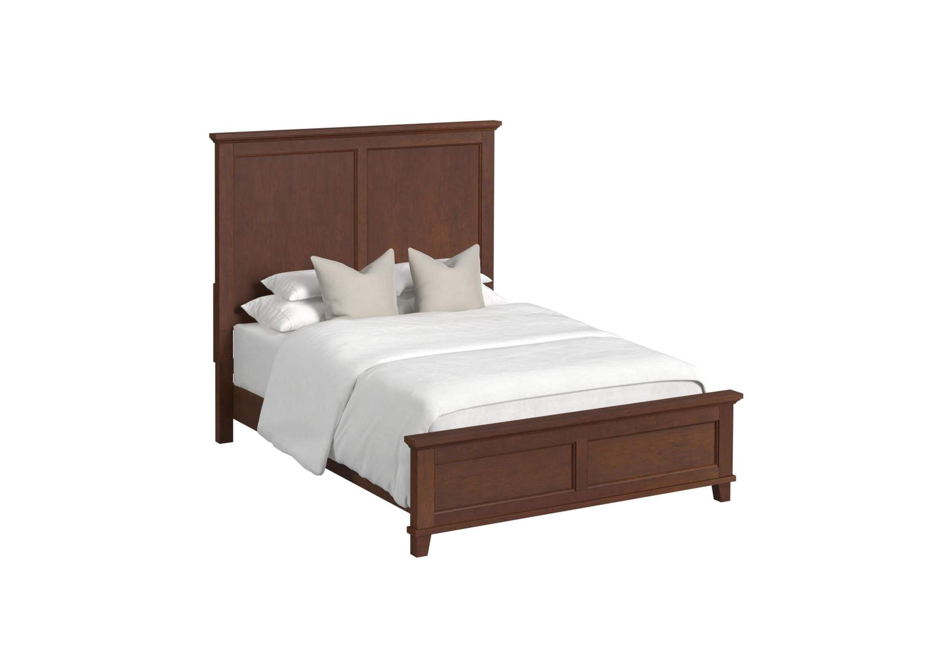 Canterbury Full Panel Bed In Cherry image 6