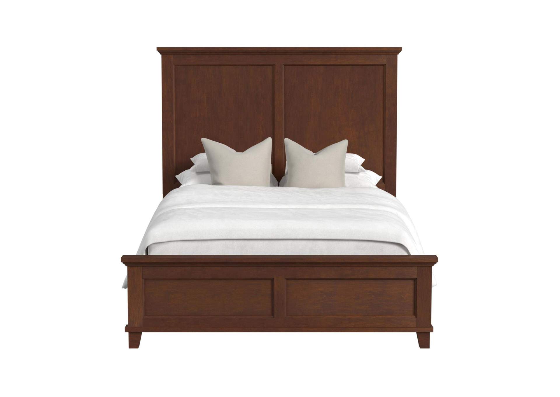 Canterbury Full Panel Bed In Cherry image 7
