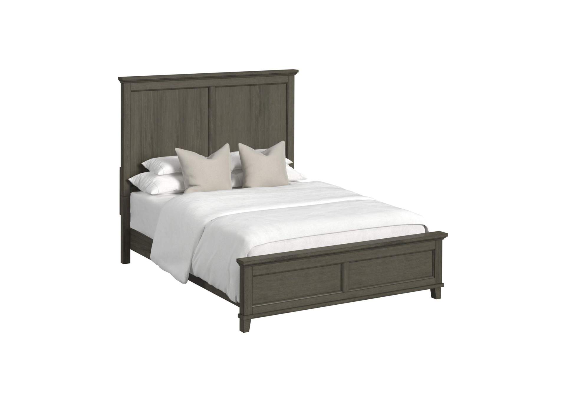 Canterbury Full Panel Bed In Grey image 6