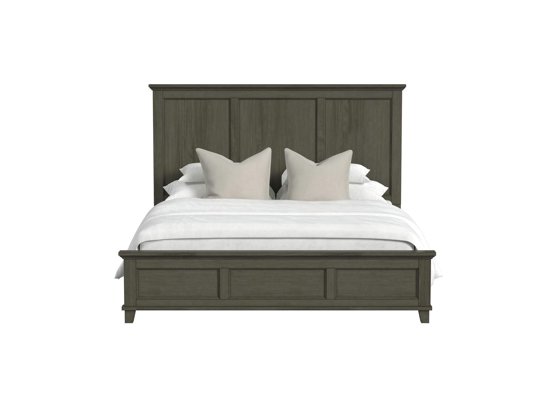 Canterbury King Panel Bed In Grey image 4