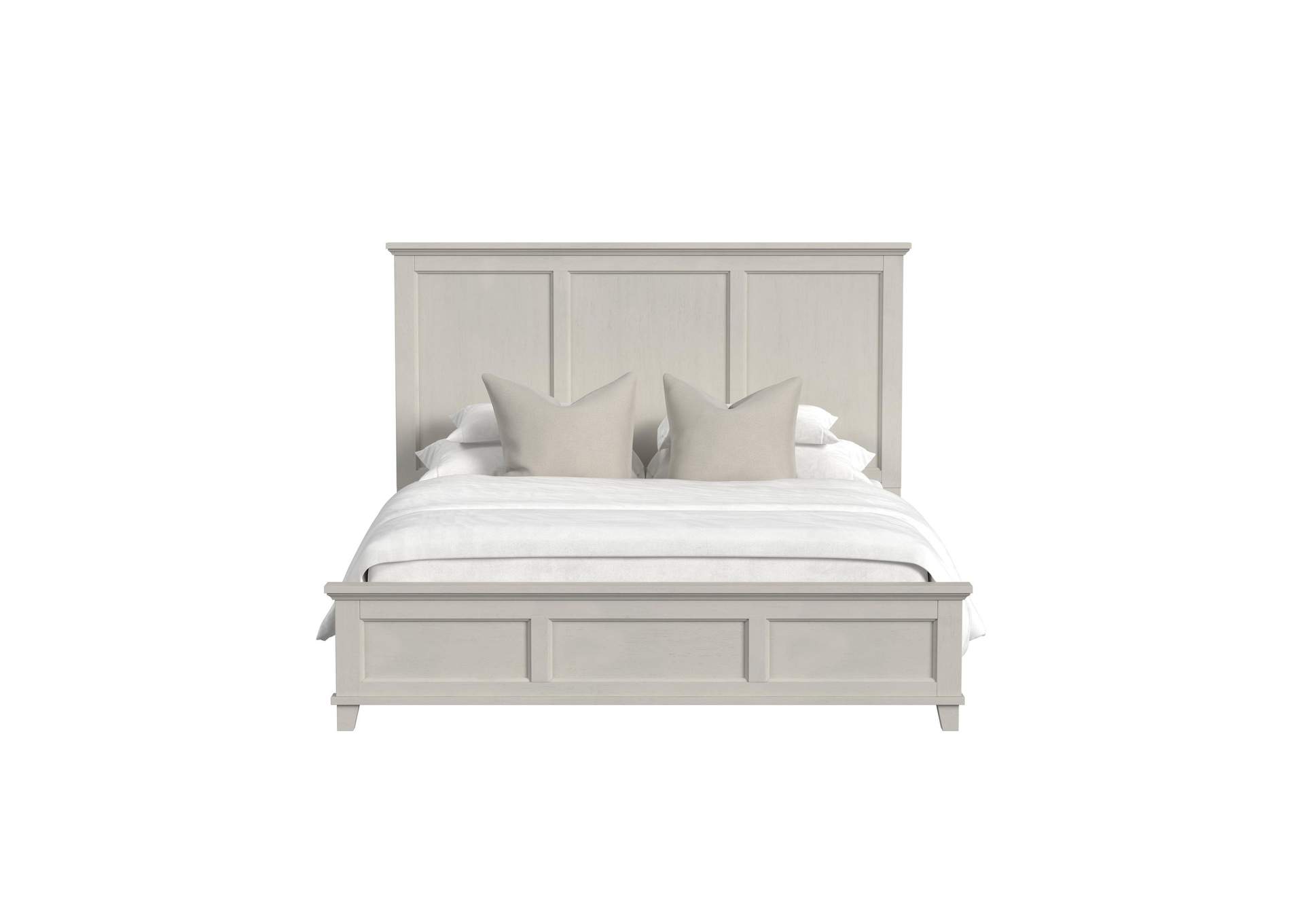 Canterbury King Panel Bed In Ivory image 4