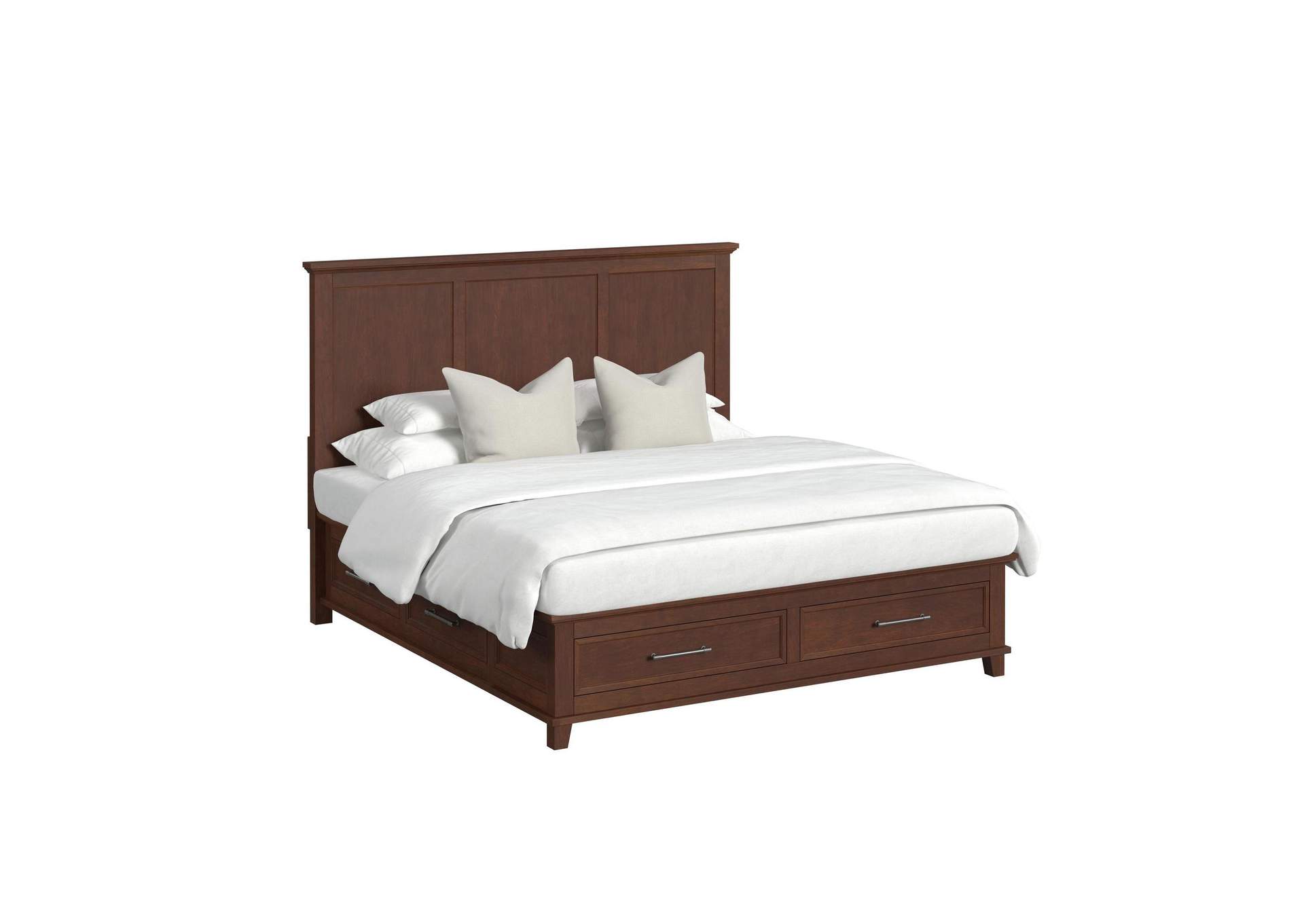 Canterbury King Storage Bed In Cherry image 3