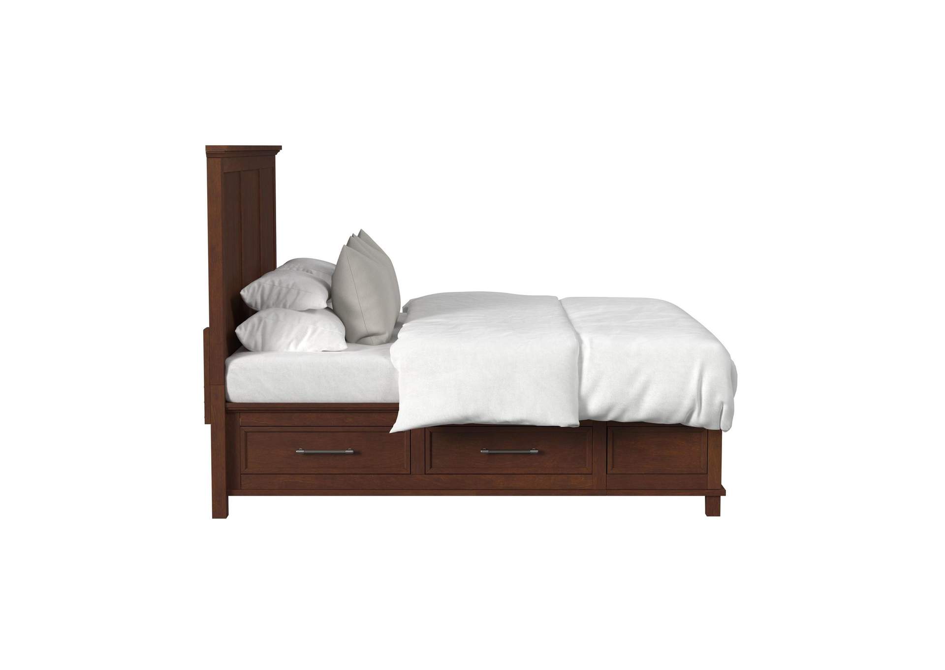 Canterbury King Storage Bed In Cherry image 5