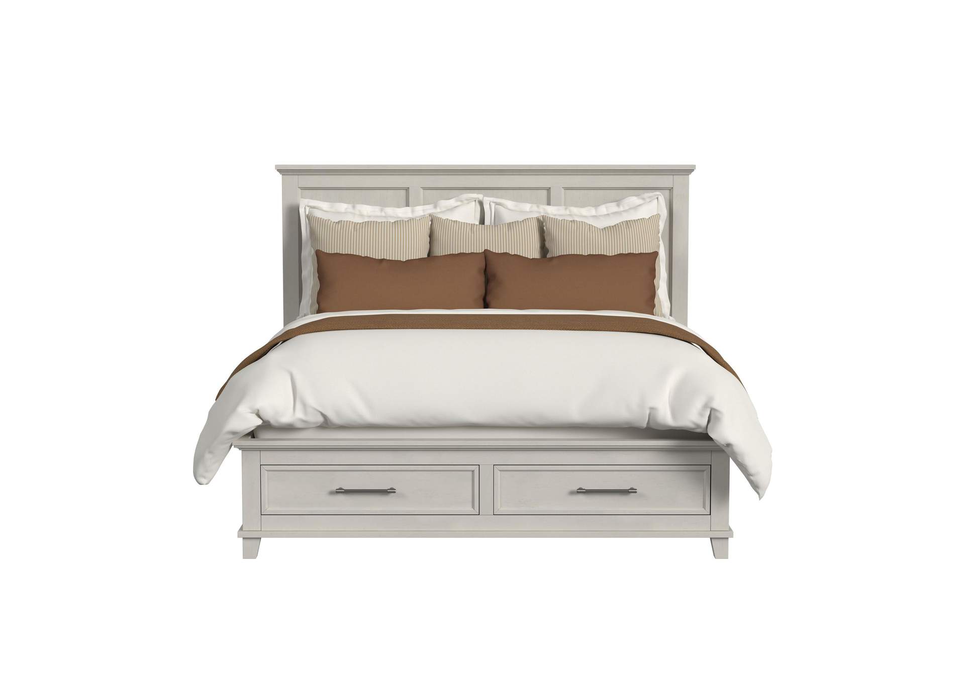 Canterbury King Storage Bed In Ivory image 4