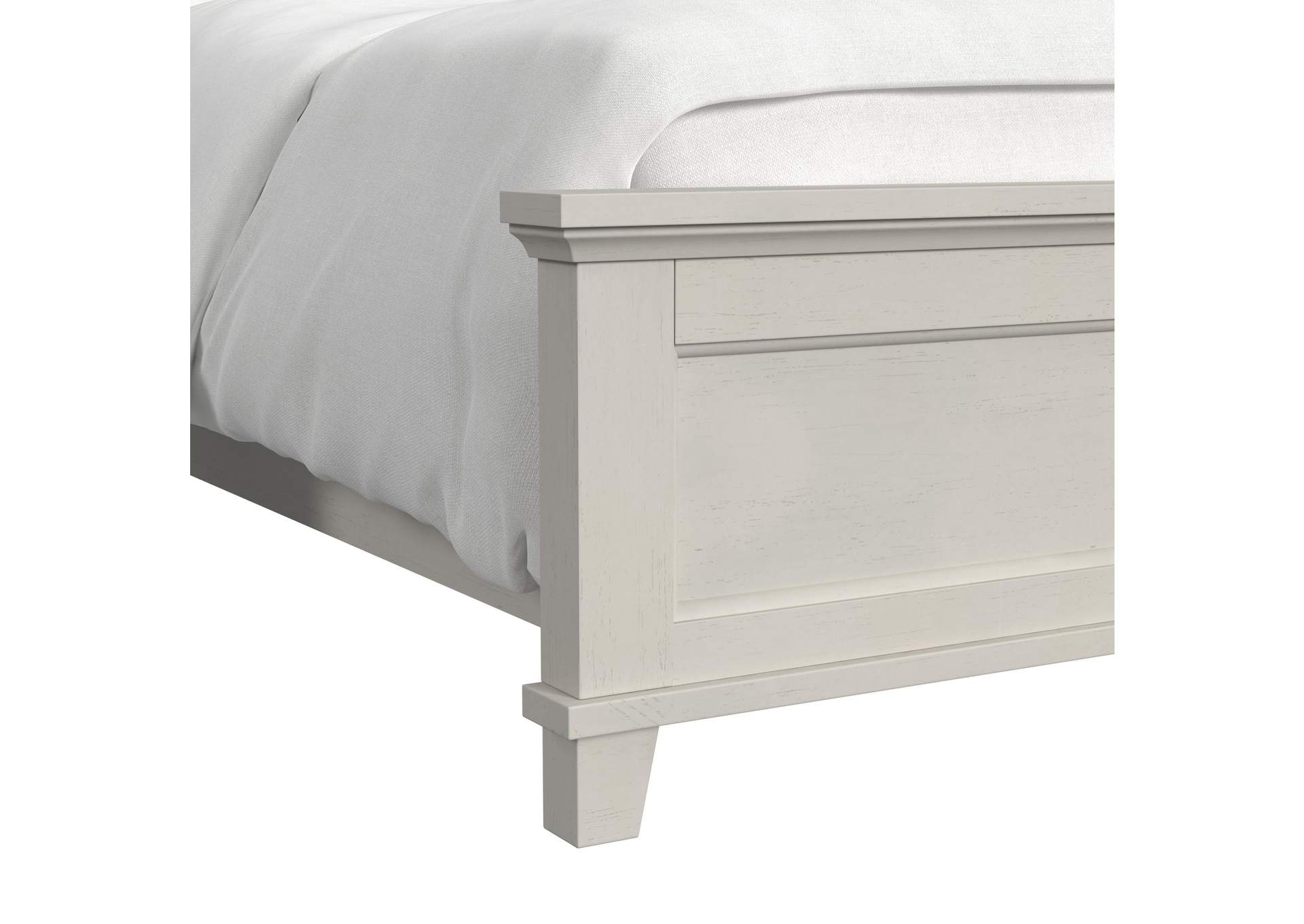 Canterbury King Panel Bed In Ivory image 6