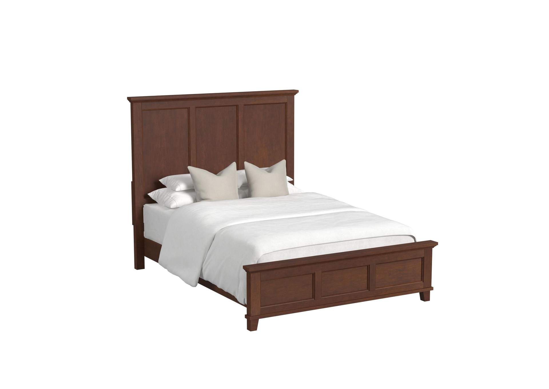 Canterbury Full Panel Bed In Cherry image 3