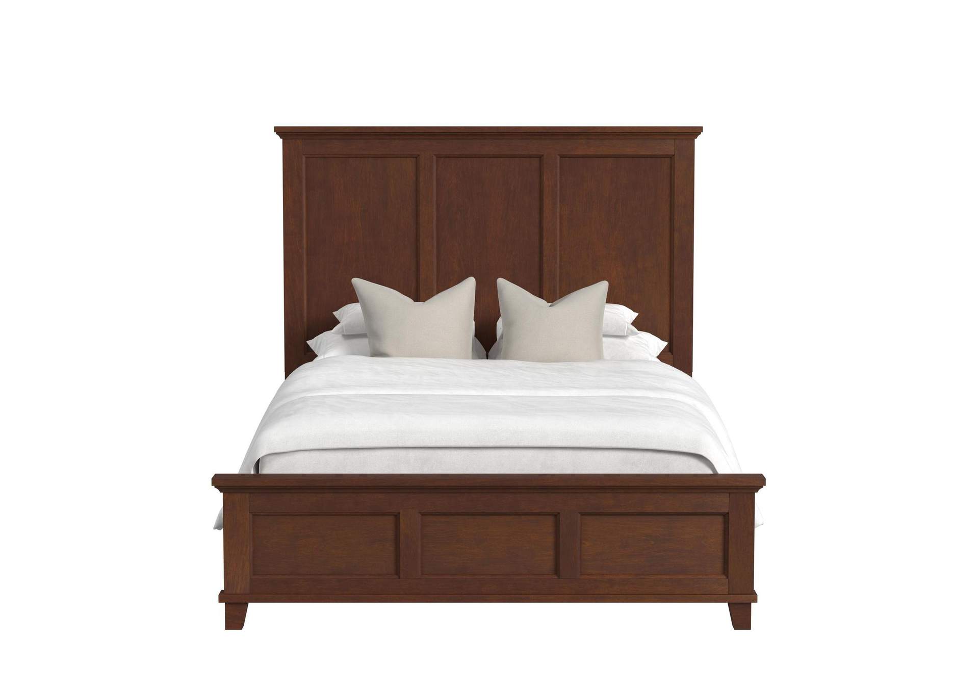 Canterbury Full Panel Bed In Cherry image 4