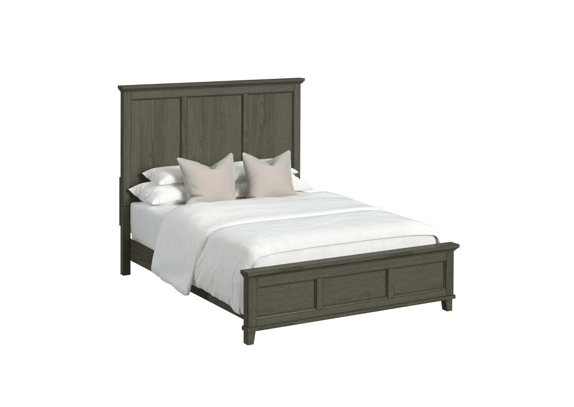 Canterbury Queen Panel Bed In Grey image 3