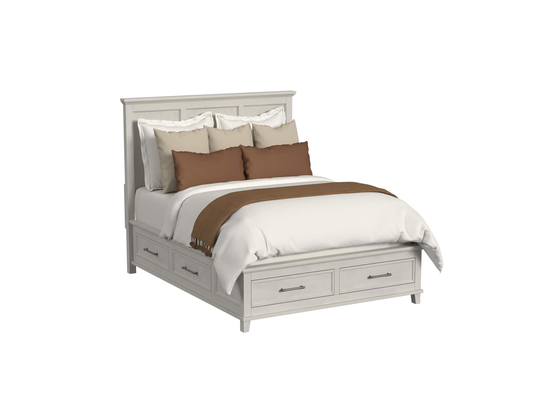 Canterbury Queen Storage Bed In Ivory image 5