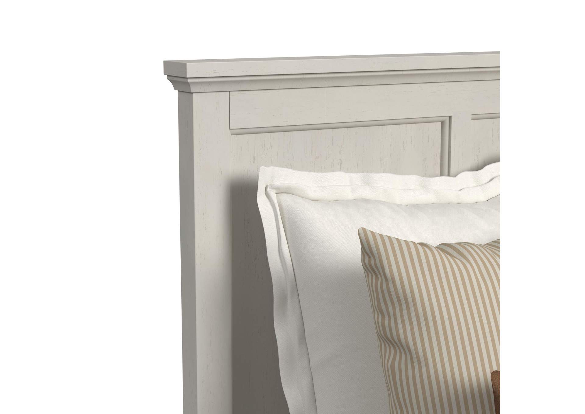 Canterbury King Storage 3 Piece Bedroom Set In Ivory image 7