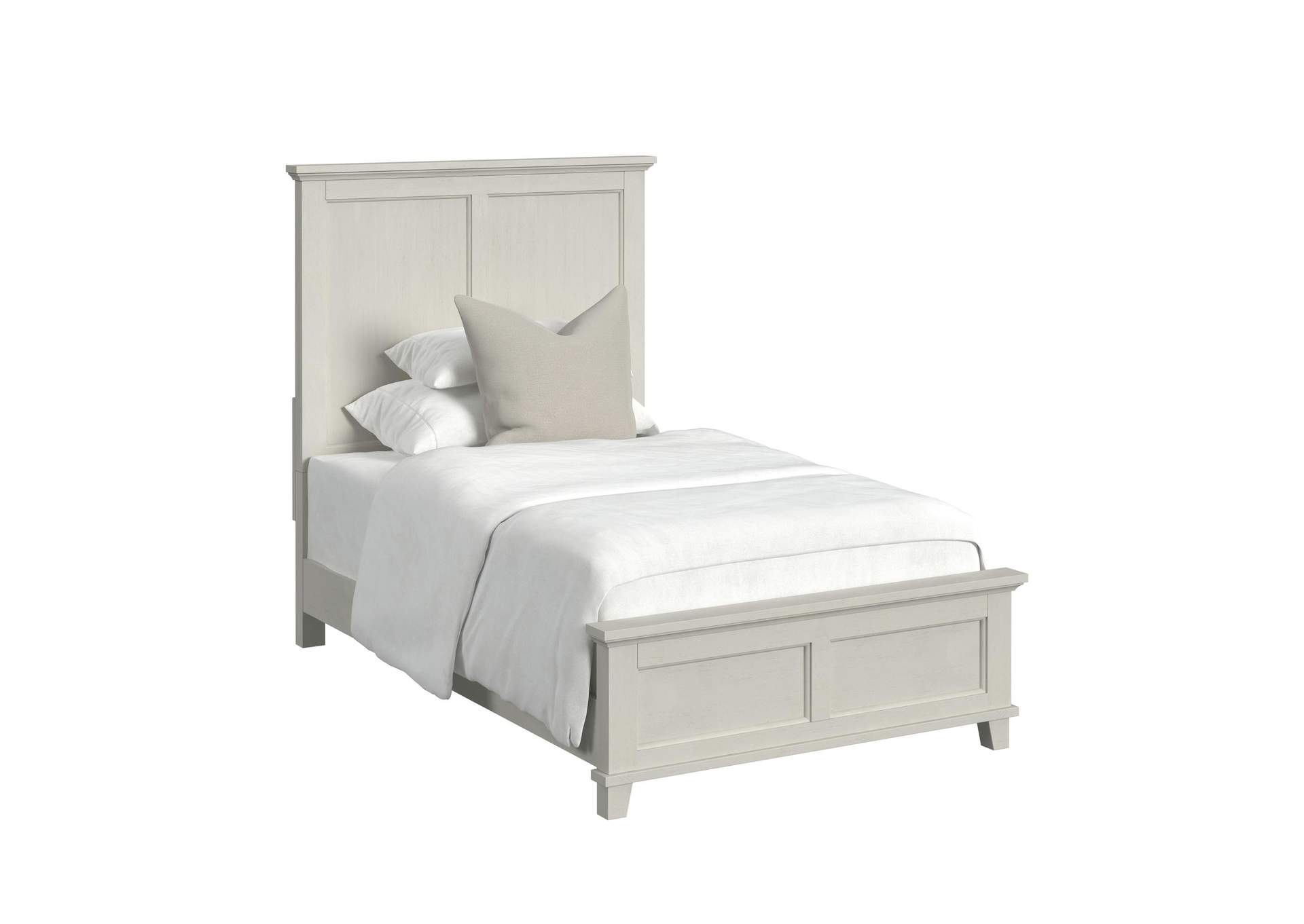 Canterbury Twin Panel Bed In Ivory image 3