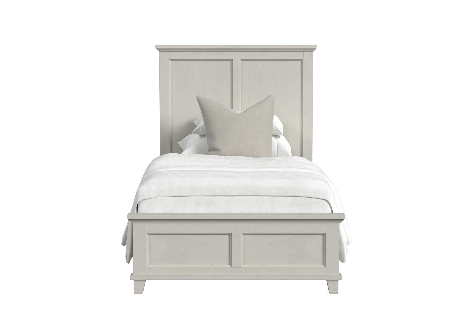 Canterbury Twin Panel Bed In Ivory image 4