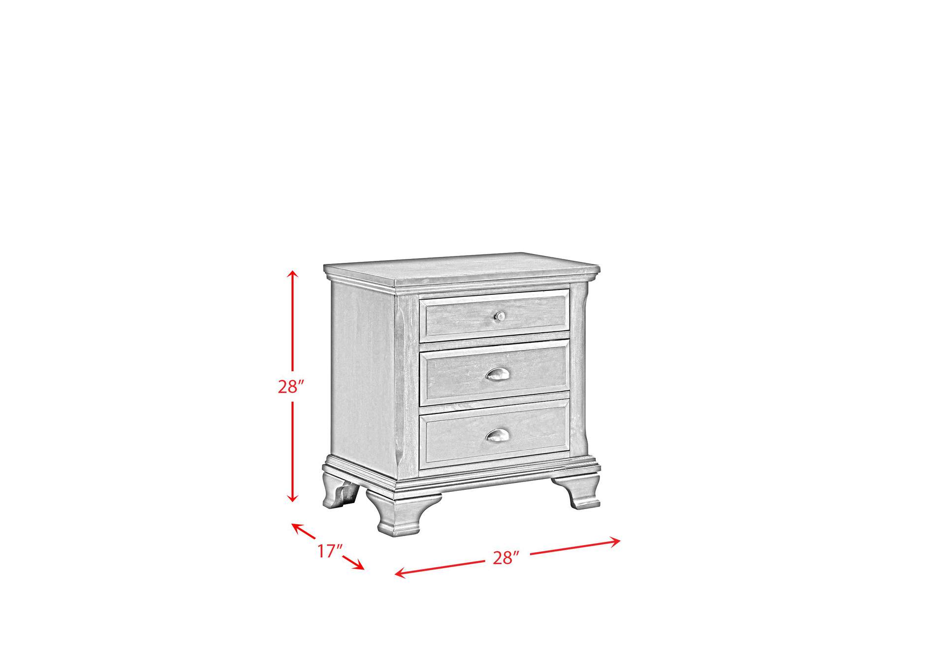 Canton Nightstand Cherry image 4