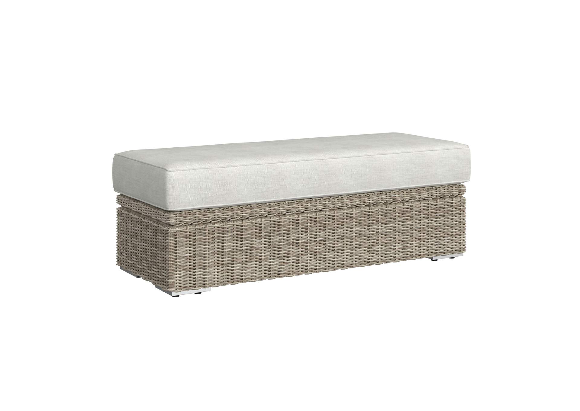 Carmona Ottoman - Natural And Olefin Beige image 3