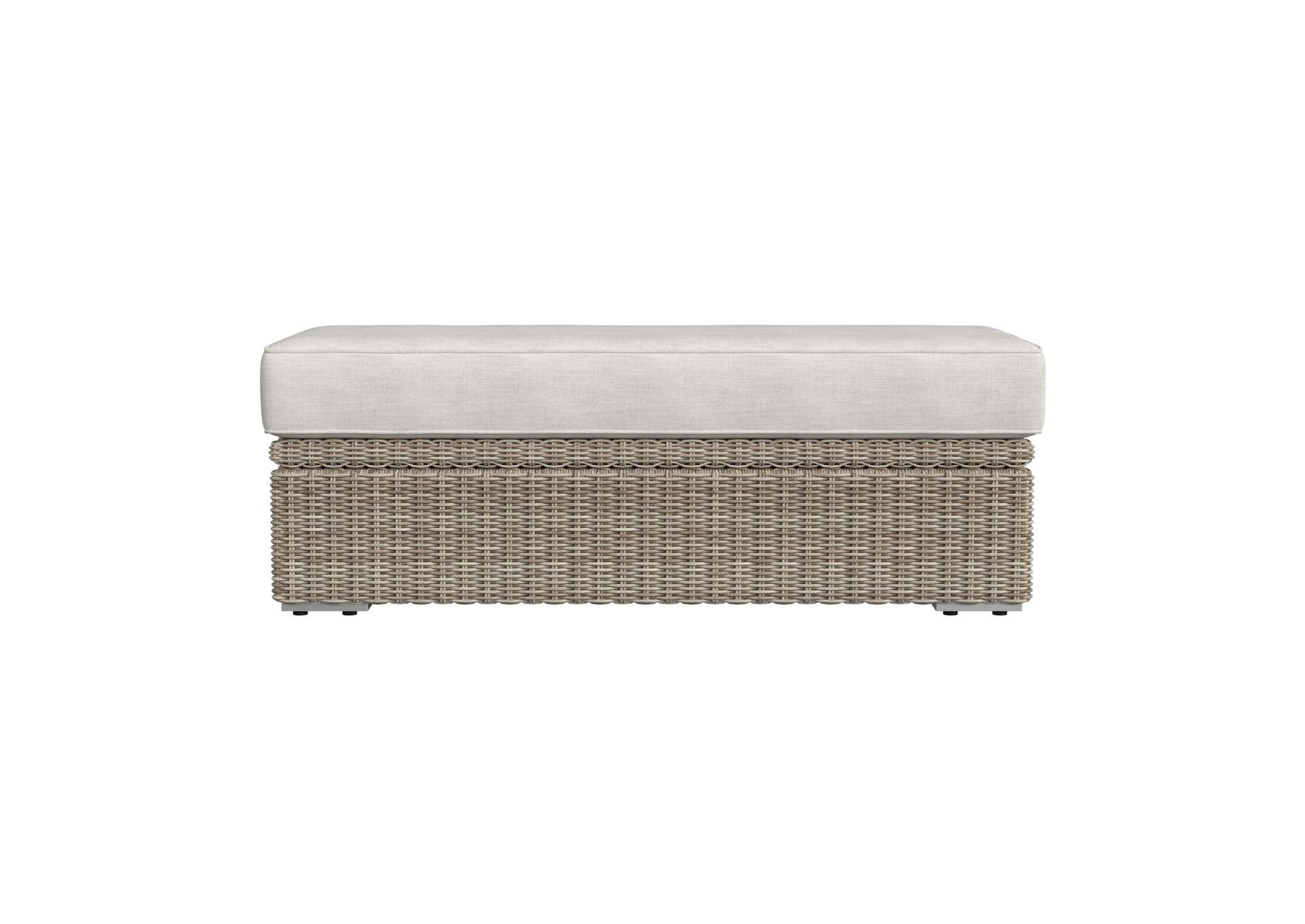 Carmona Ottoman - Natural And Olefin Beige image 4