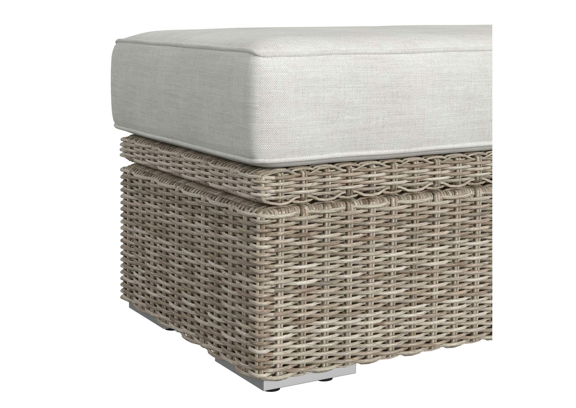Carmona Ottoman - Natural And Olefin Beige image 5