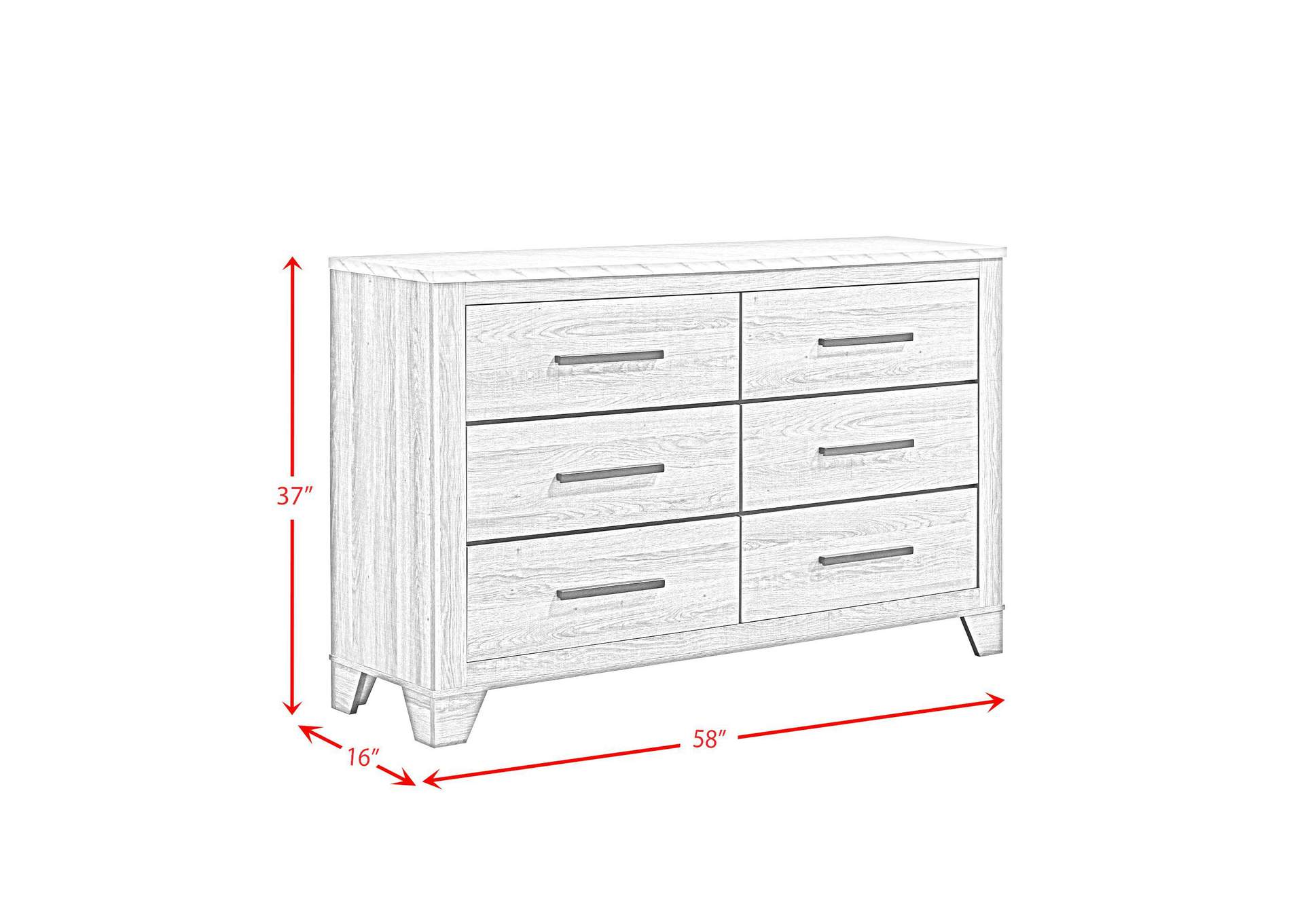 Caro Dresser In Natural image 4