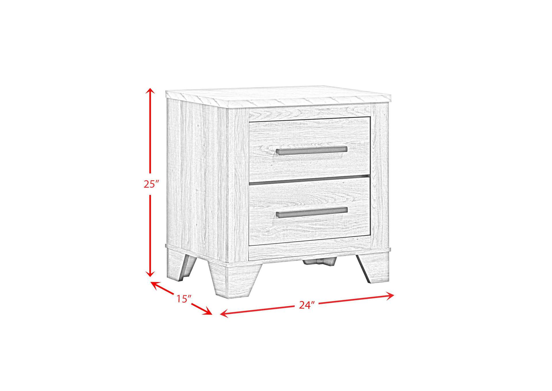 Caro Nightstand In Natural image 4