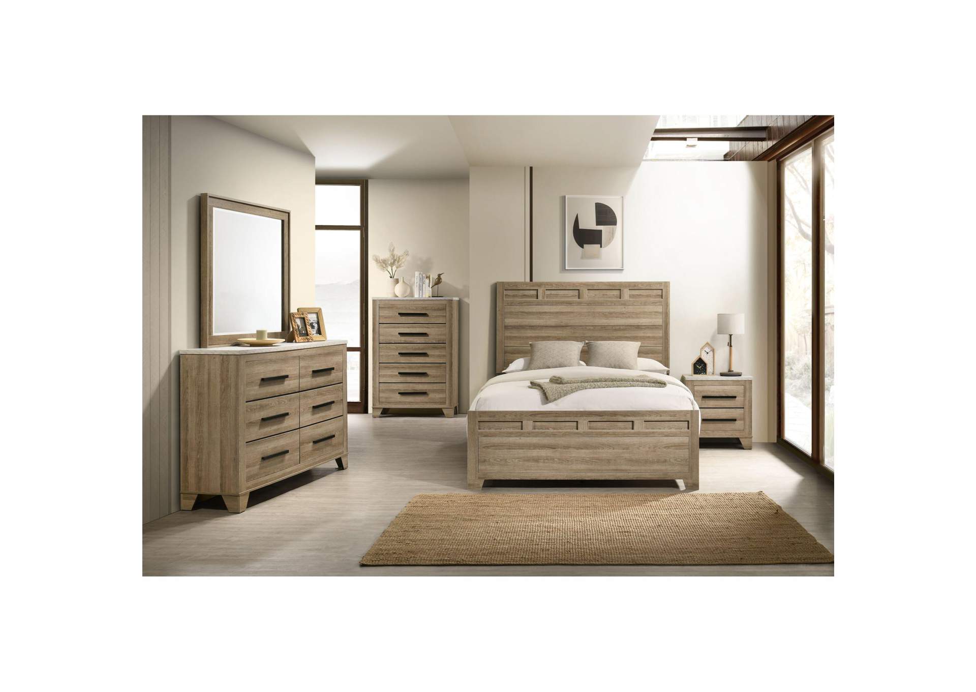 Caro King Bed In Natural image 1
