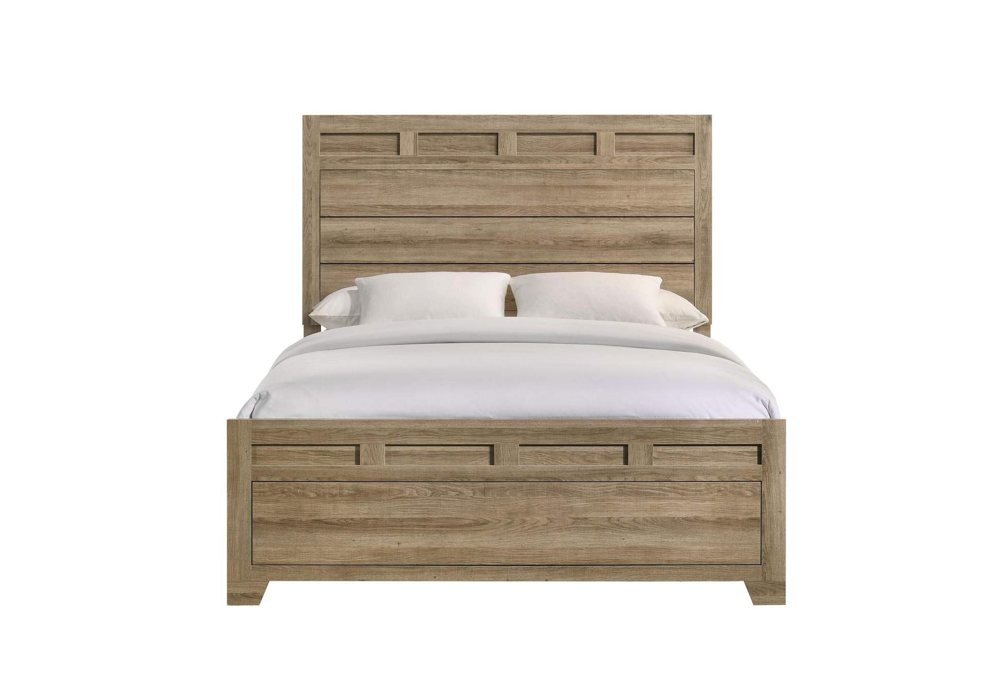 Caro Queen Bed In Natural image 5