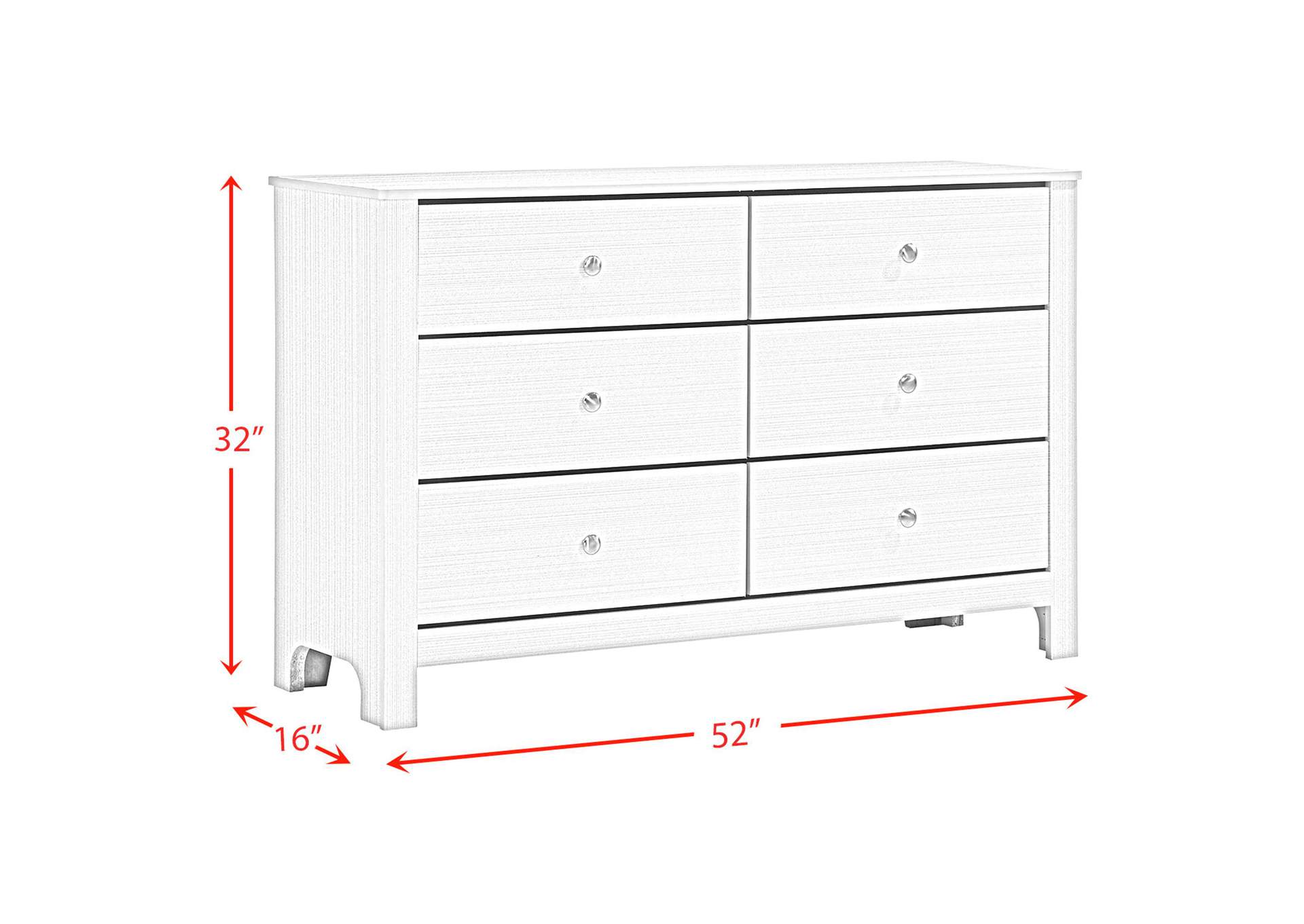 Catalina Dresser White image 5