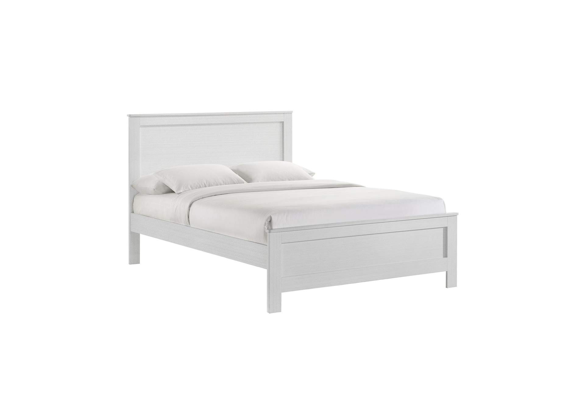 Catalina Full Panel Bed White image 7