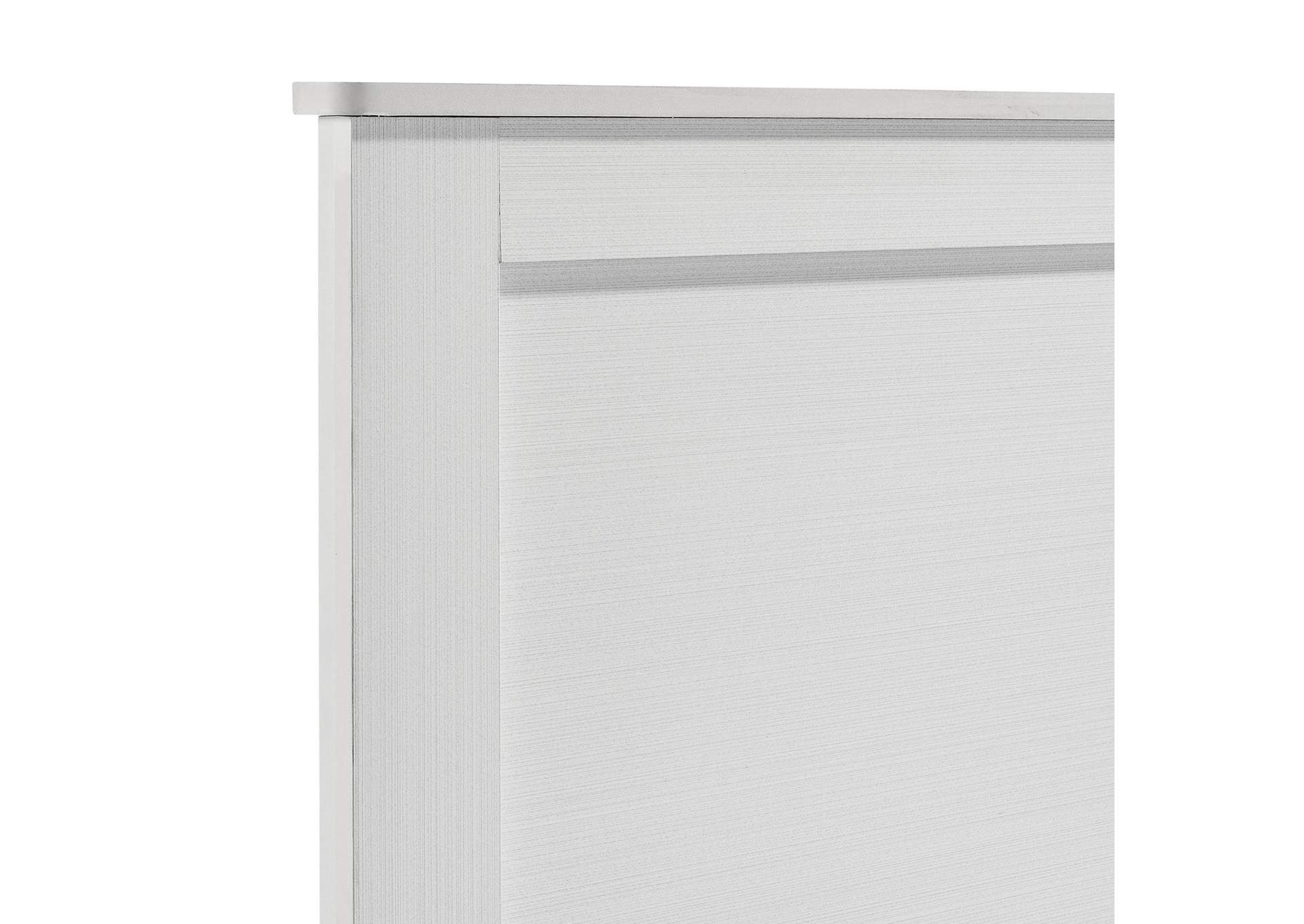 Catalina Full Panel Bed White image 3