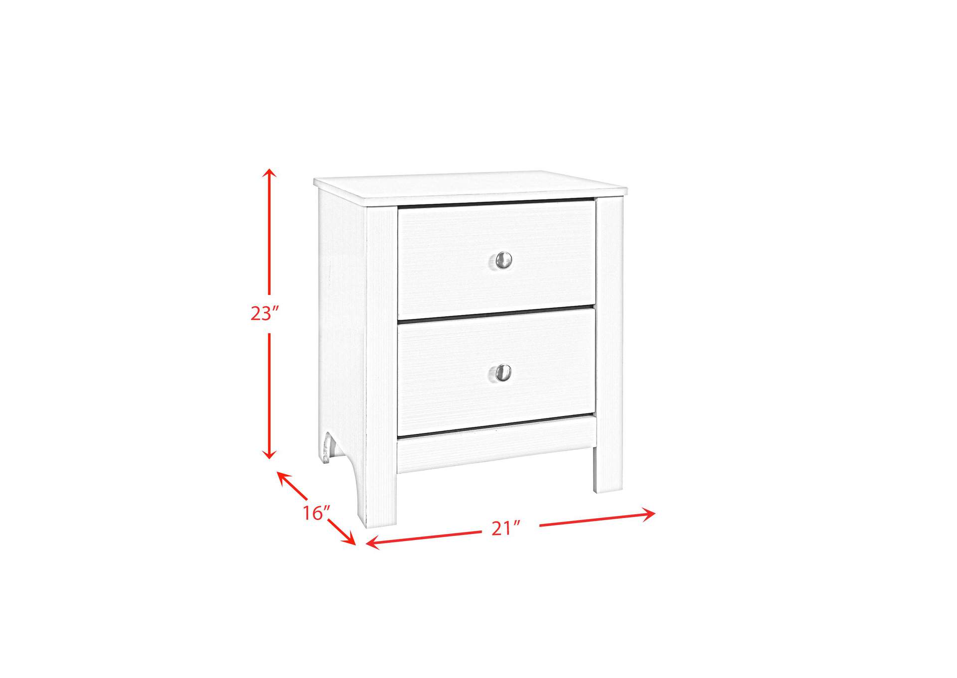 Catalina Nightstand White image 5