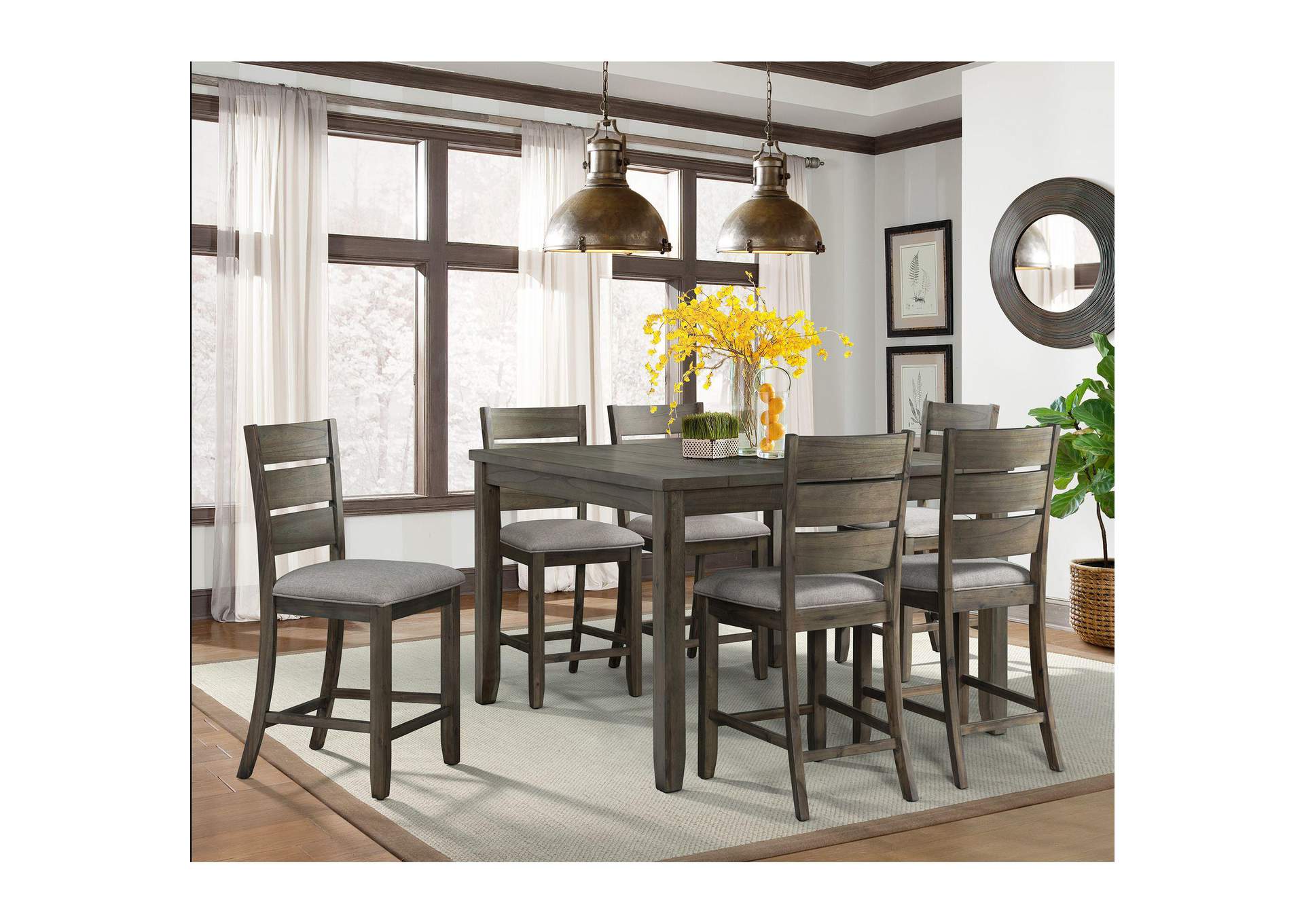 Cato Counter Table Grey Color image 1